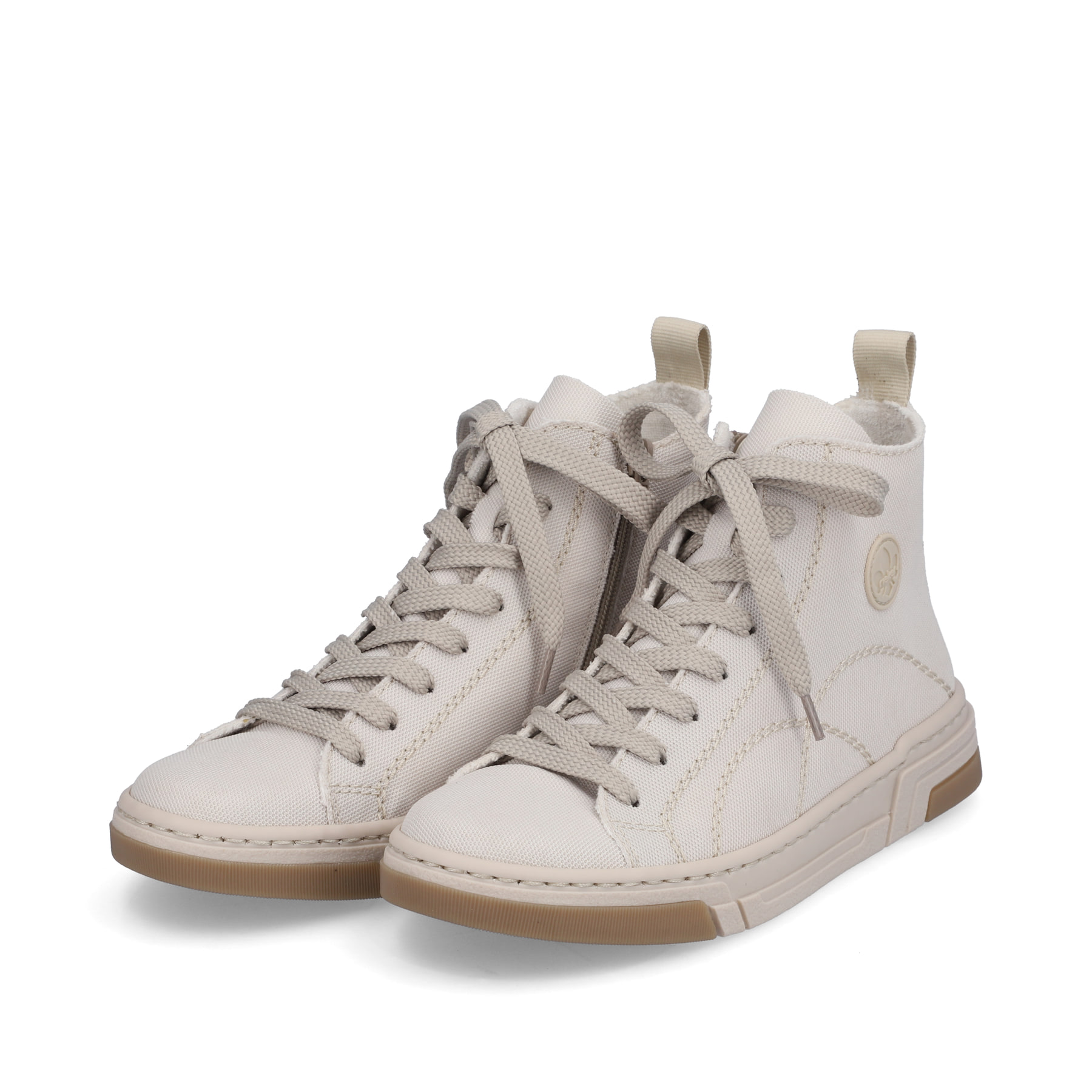 Rieker Damen Sneaker weißbeige