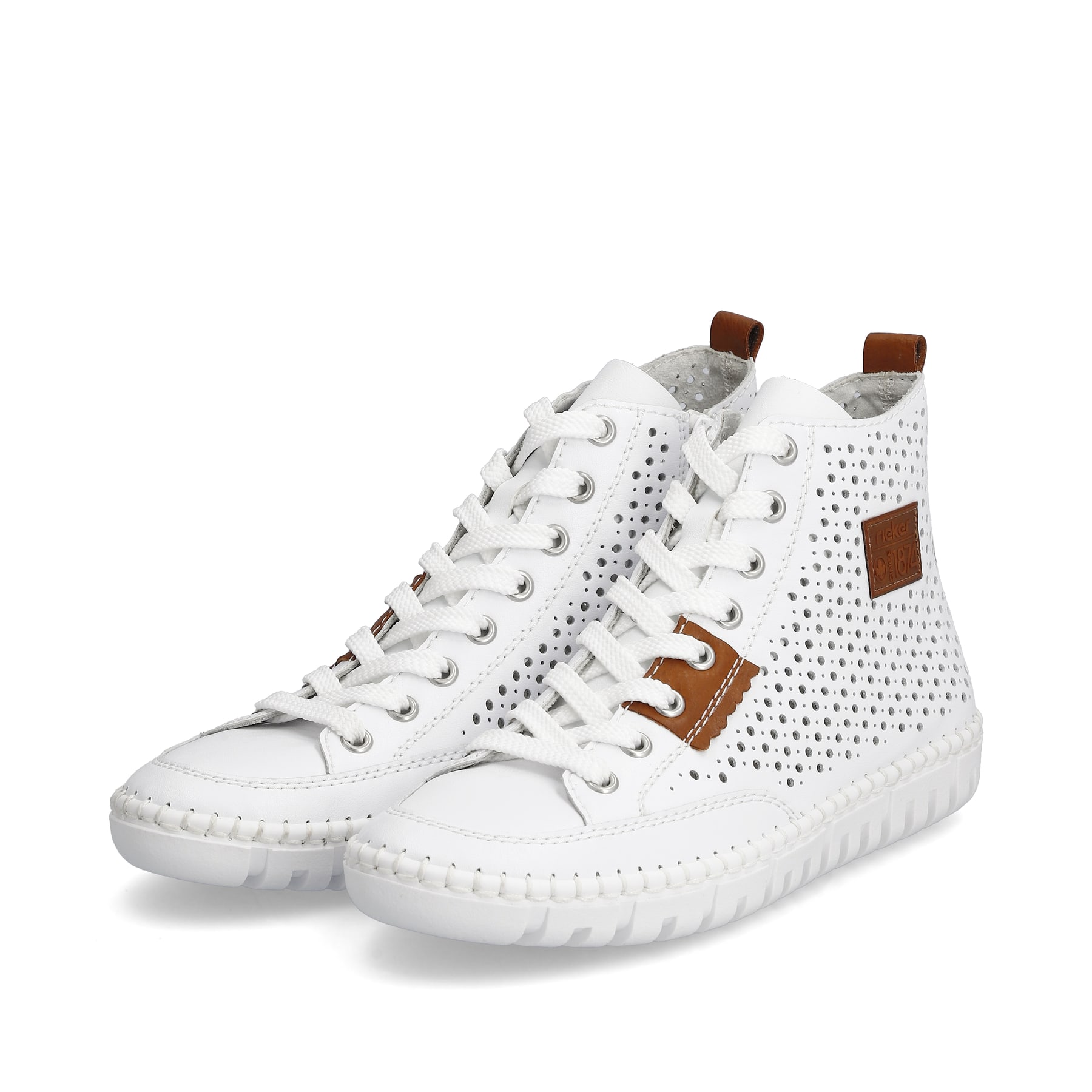 Rieker Damen Sneaker brilliantweiss