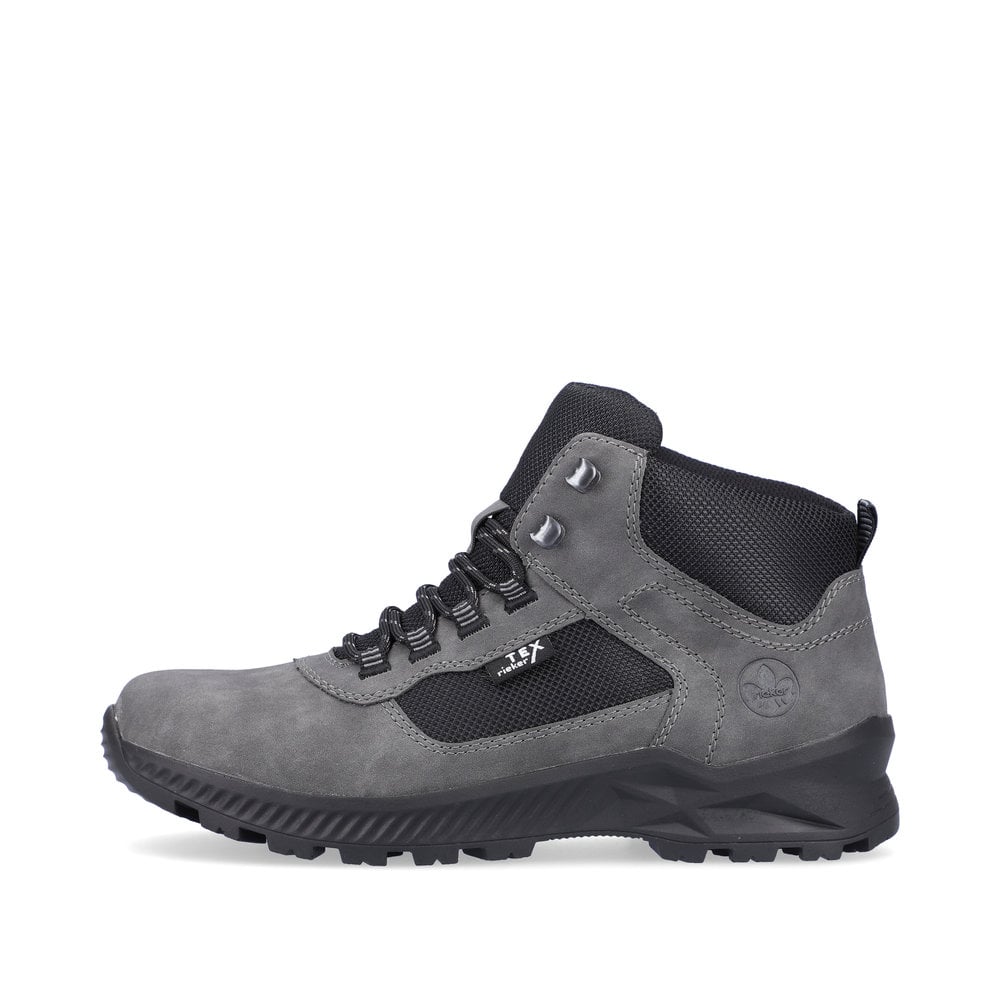 Rieker Herren Schnürstiefel granitgrau