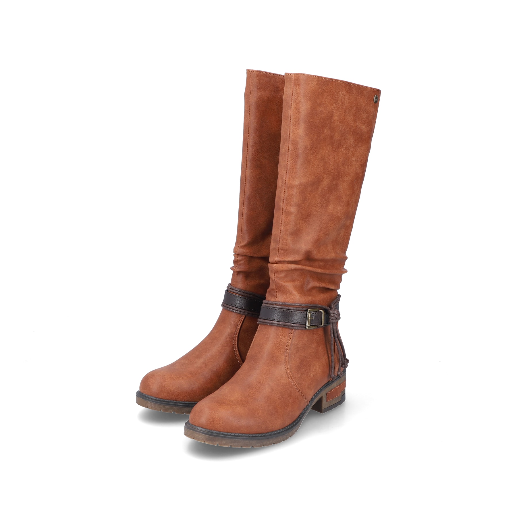 Rieker Damen Hochschaftstiefel nougatbraun