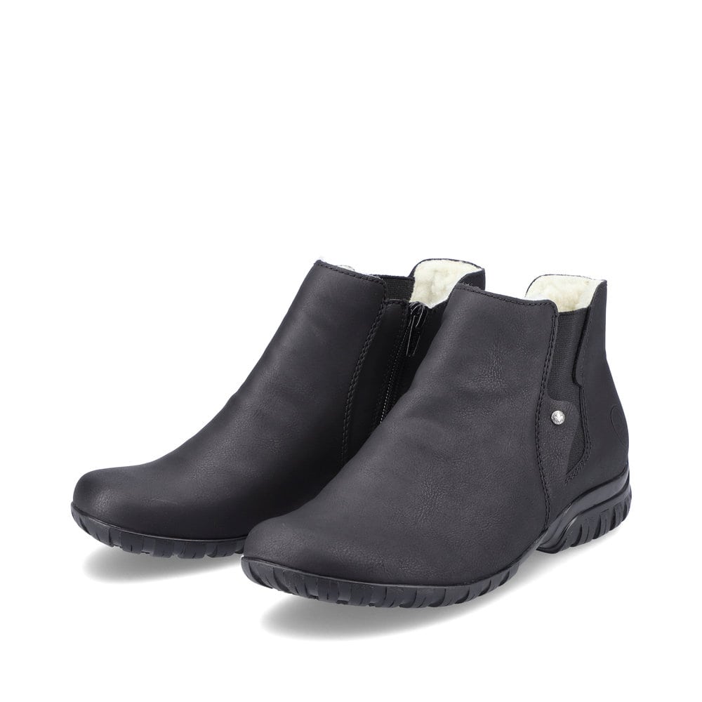 Rieker Damen Chelsea Boots tiefschwarz