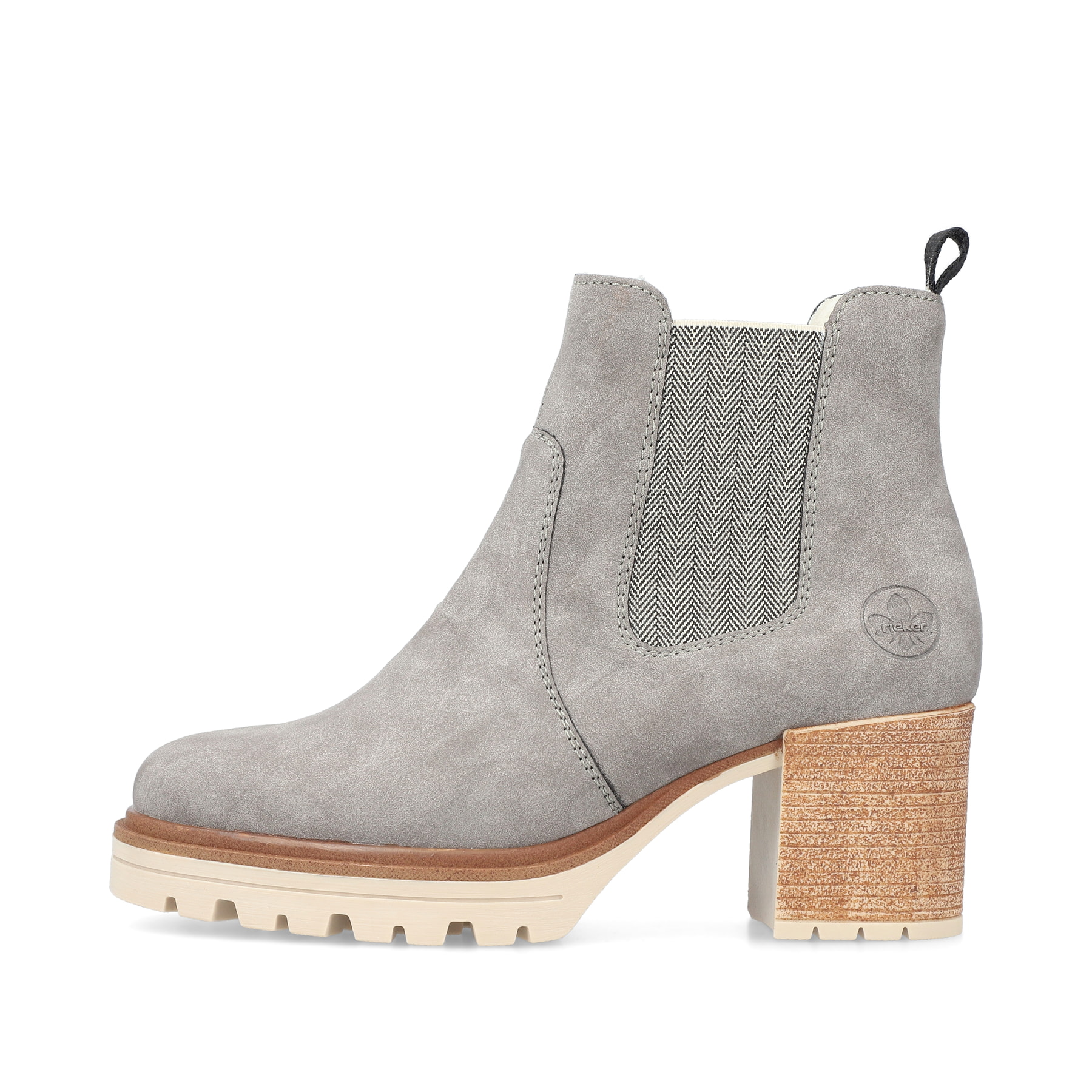 Rieker Damen Stiefeletten staubgrau