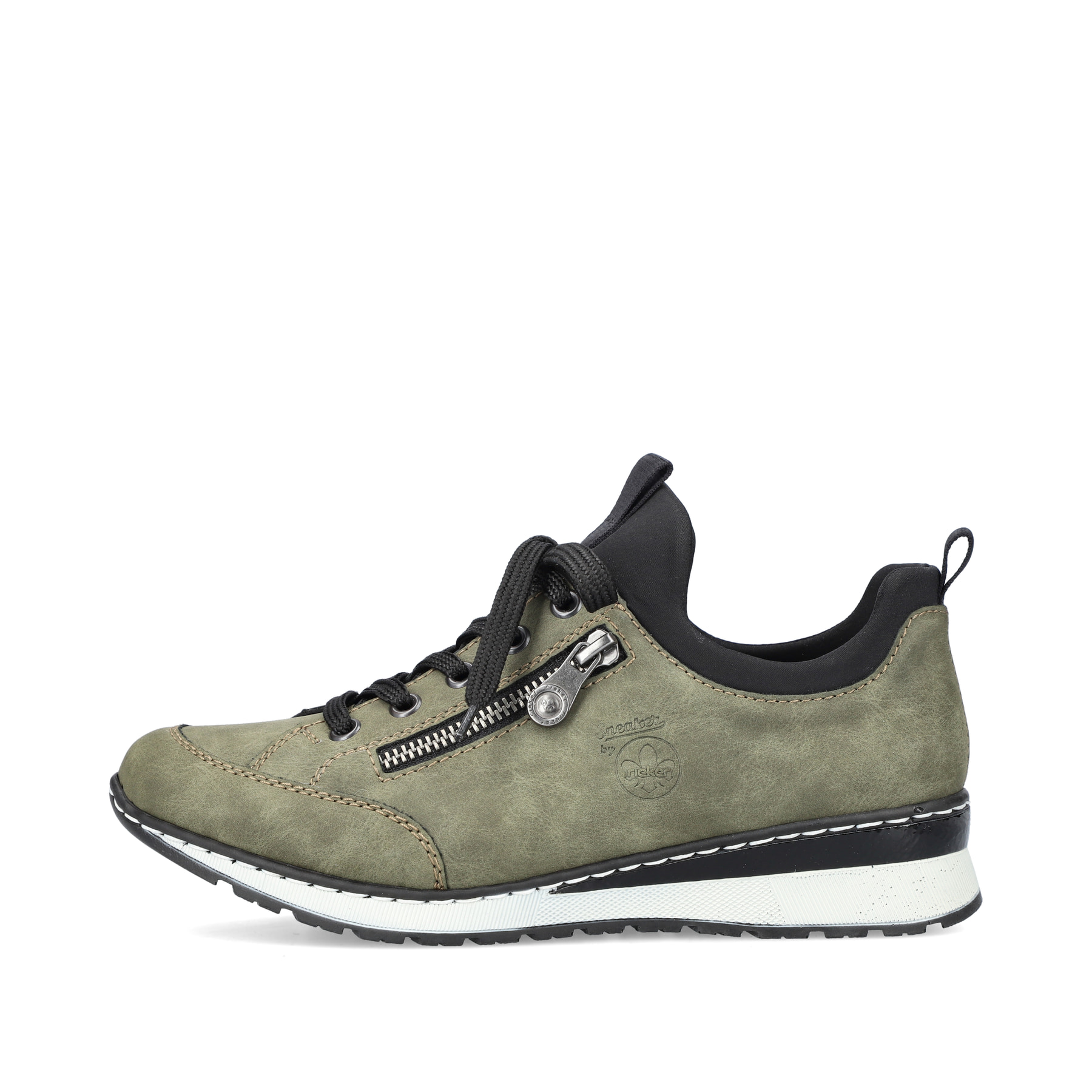 Rieker Damen Slipper khakigrün