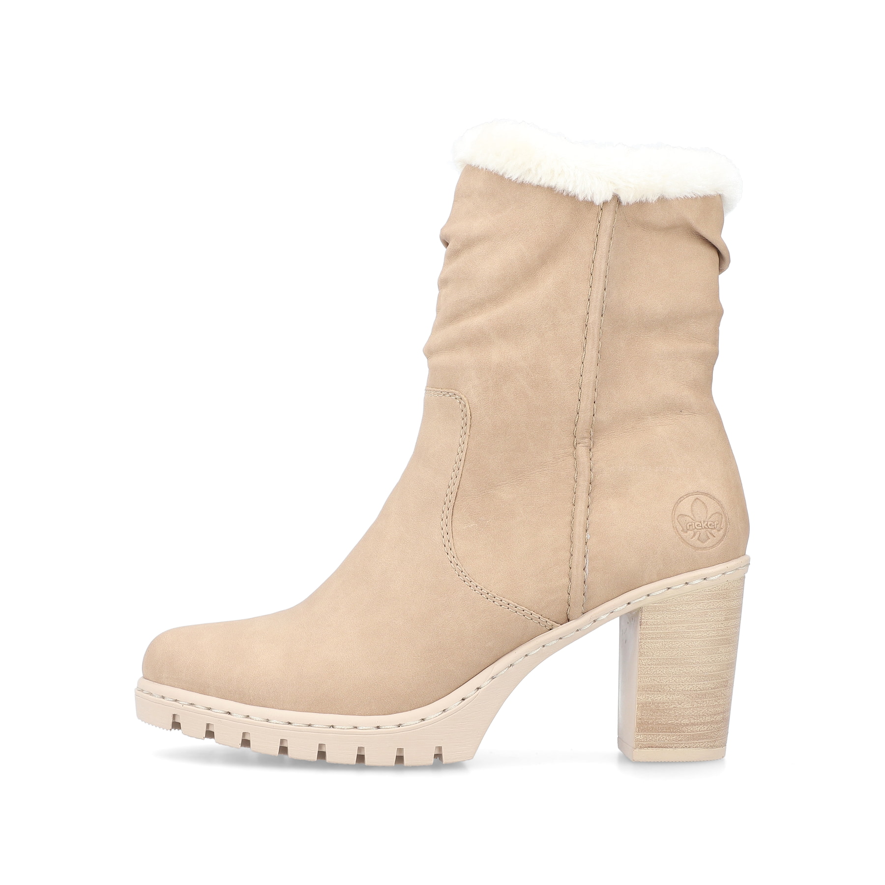 Rieker Damen Stiefeletten braunbeige