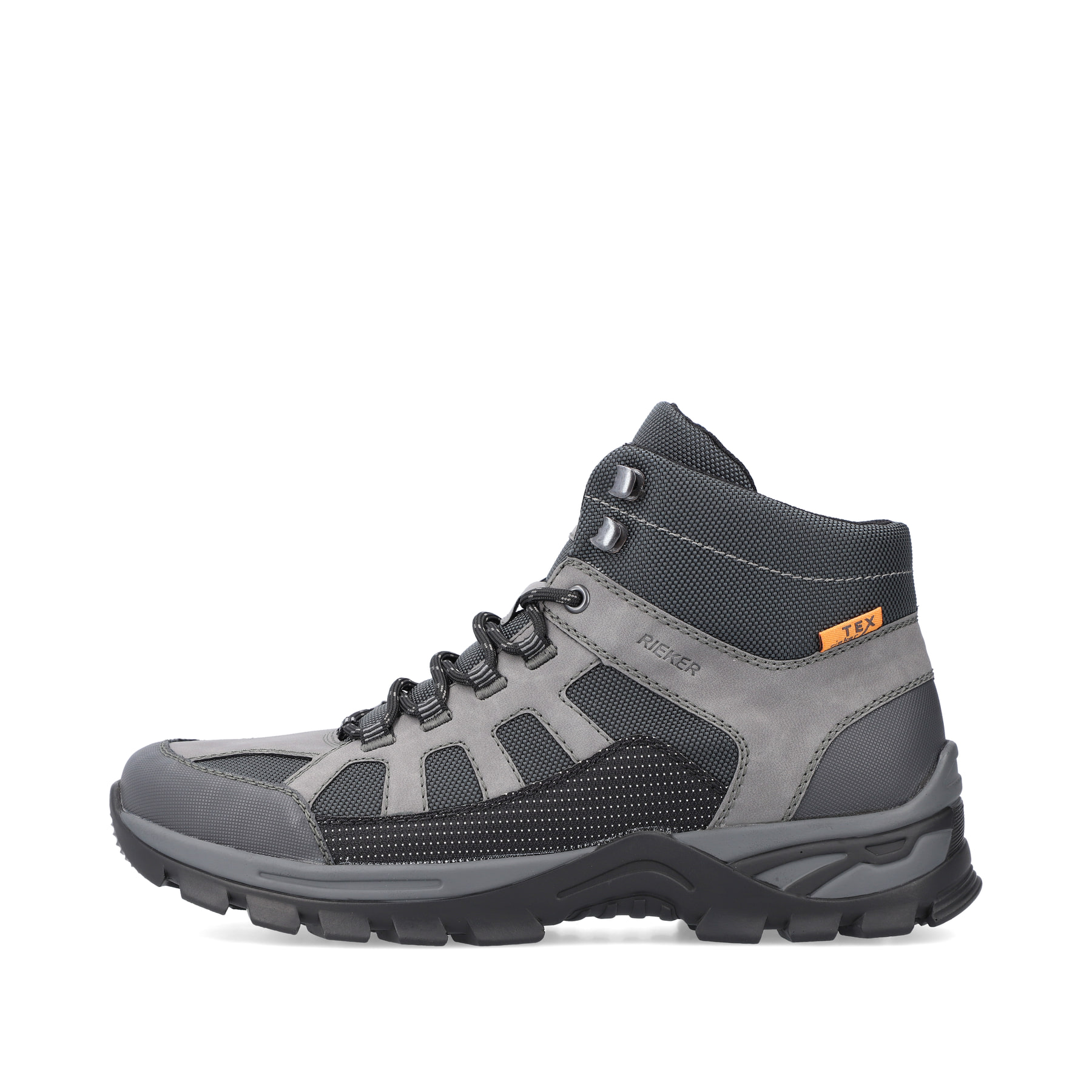 Rieker Herren Schnürstiefel platingrau