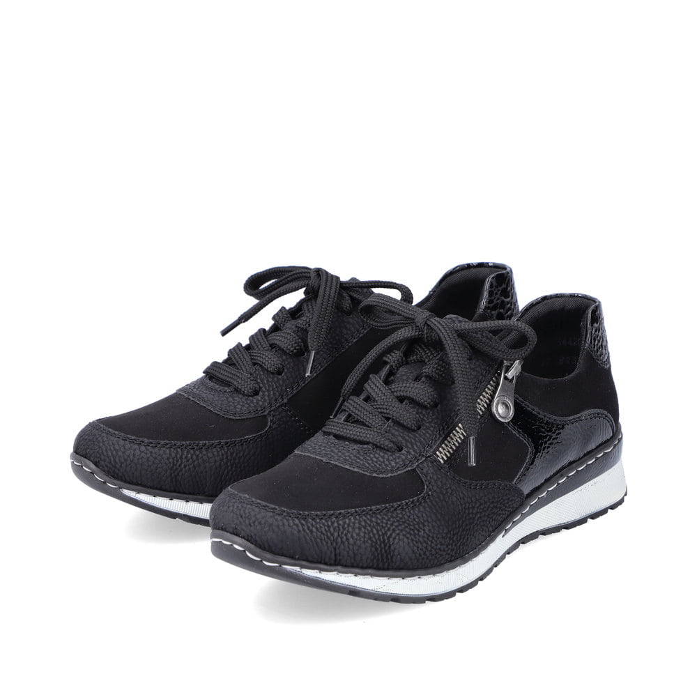 Rieker Damen Sneaker by Rieker tiefschwarz