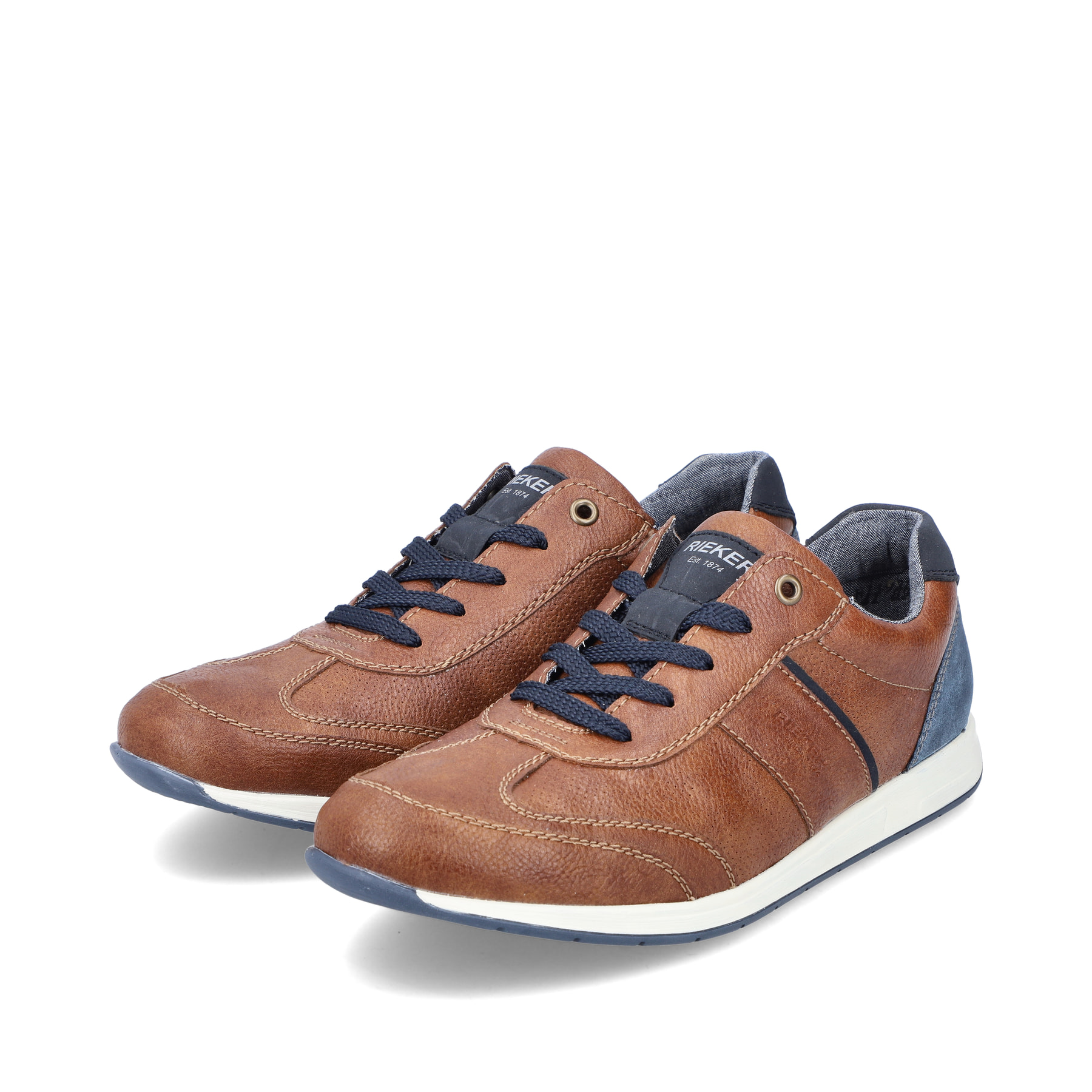 Rieker Herren Schnürschuhe kastanienbraun
