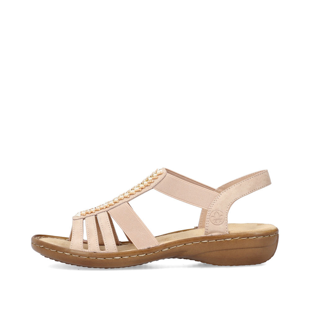 Rieker Damen Riemchensandalen zartrosa