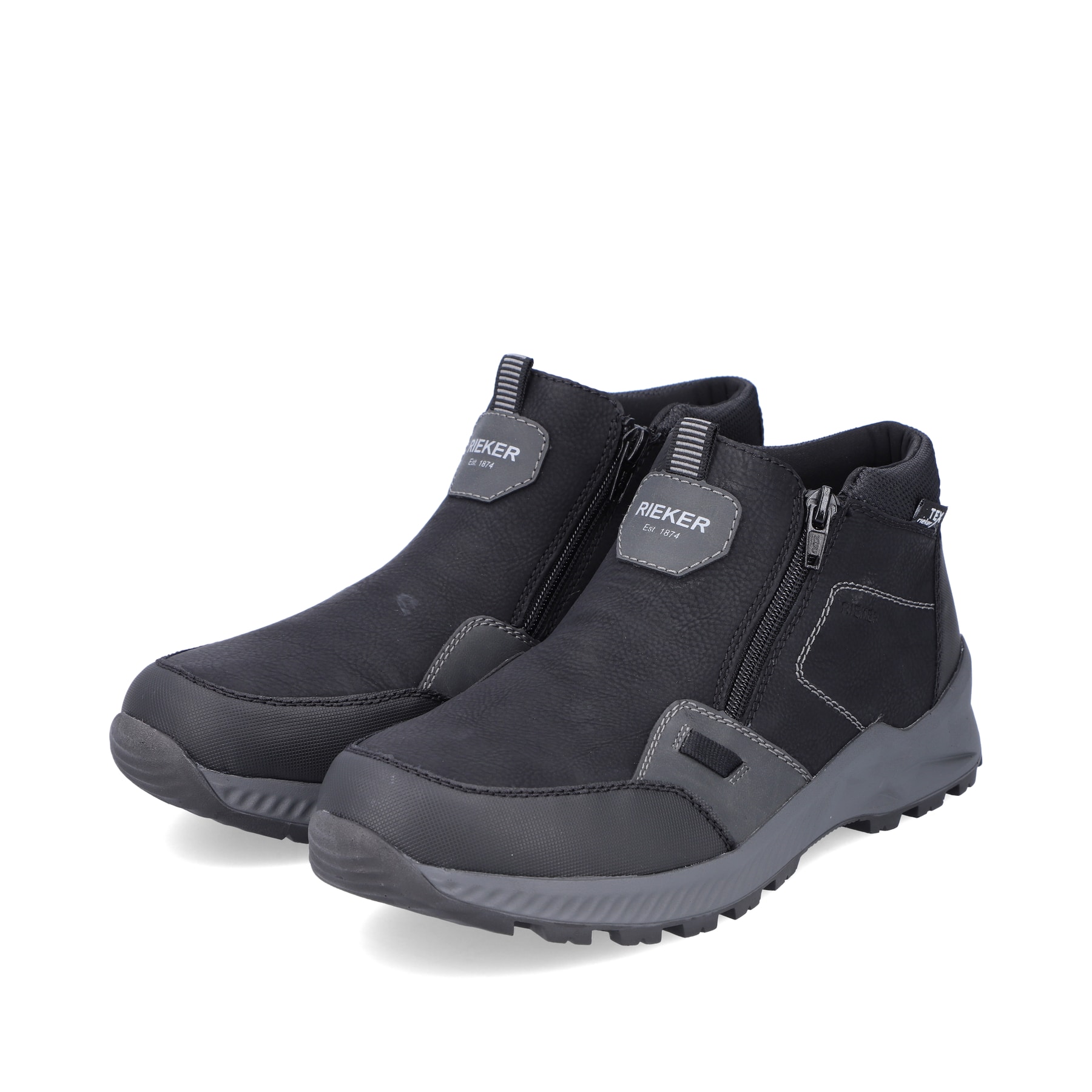 Rieker Herren Kurzstiefel asphaltschwarz