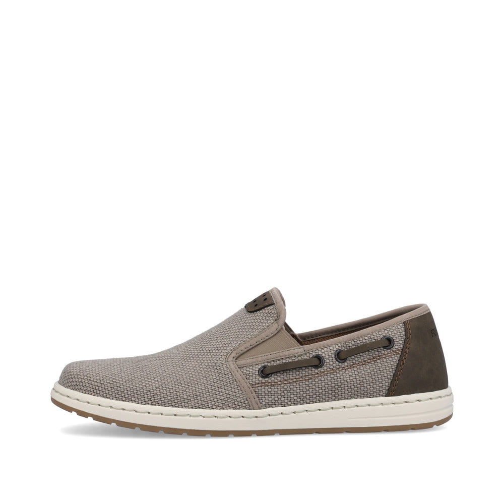 Rieker Herren Slipper mondgrau