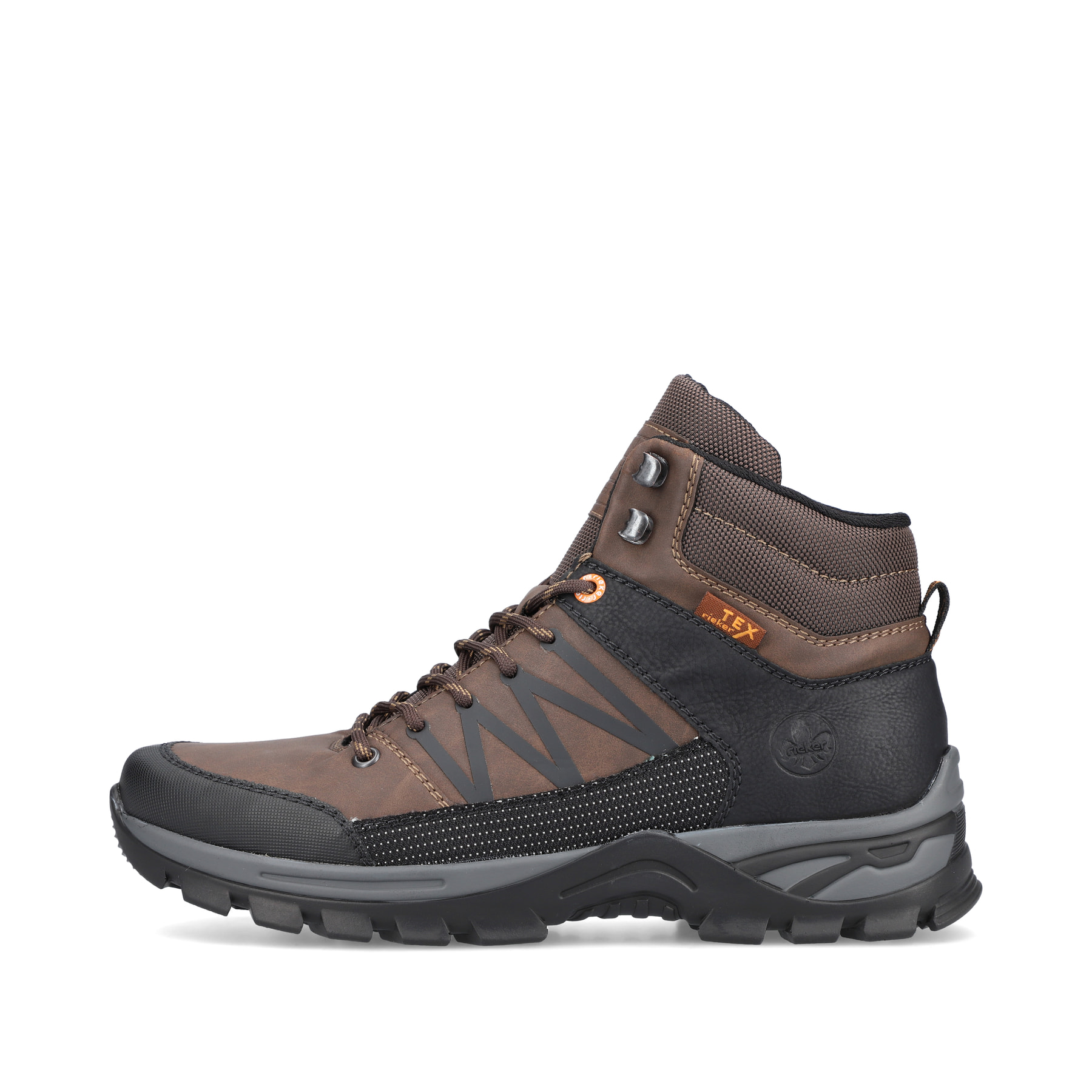 Rieker Herren Schnürstiefel nussbraun