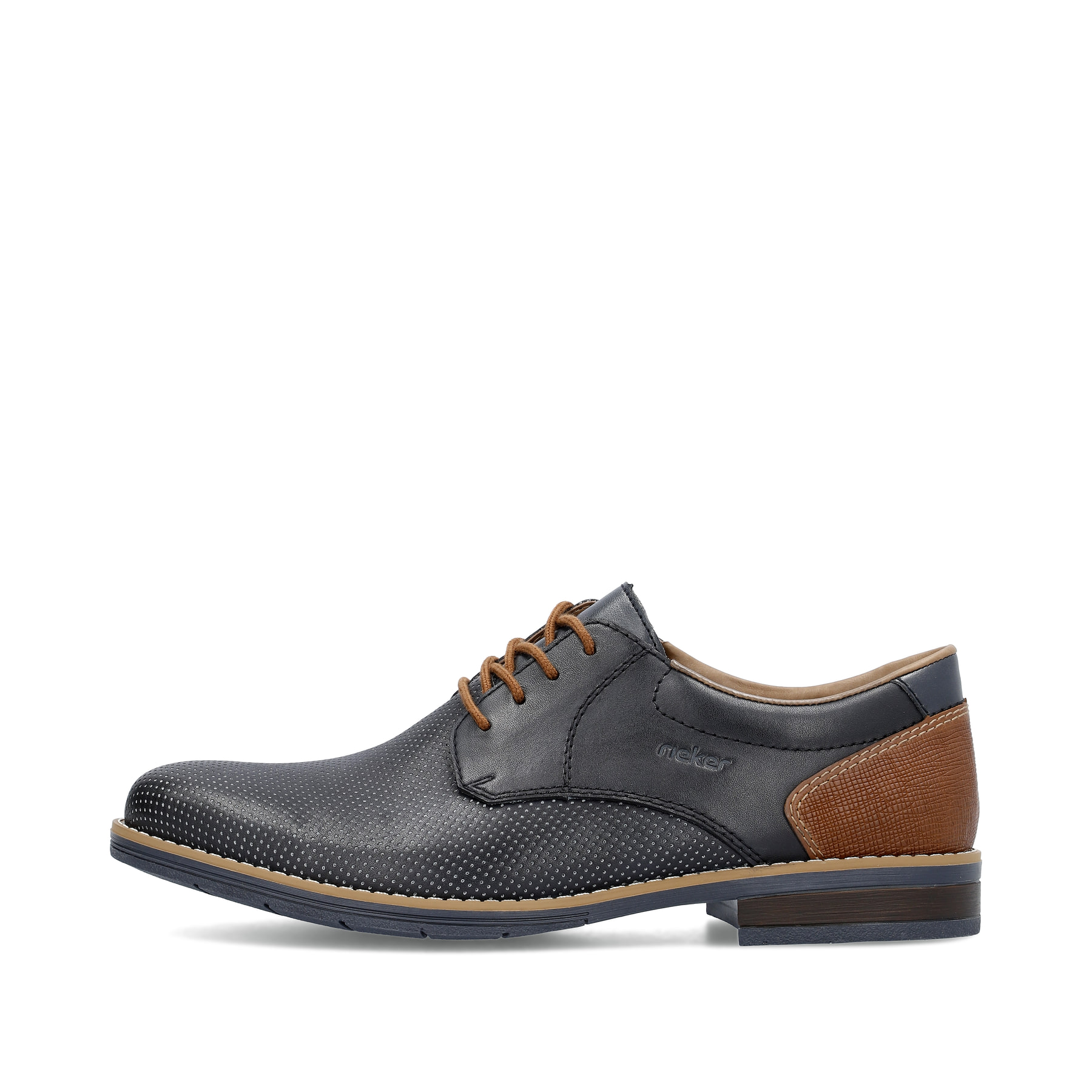 Rieker Herren Schnürschuhe marineblau