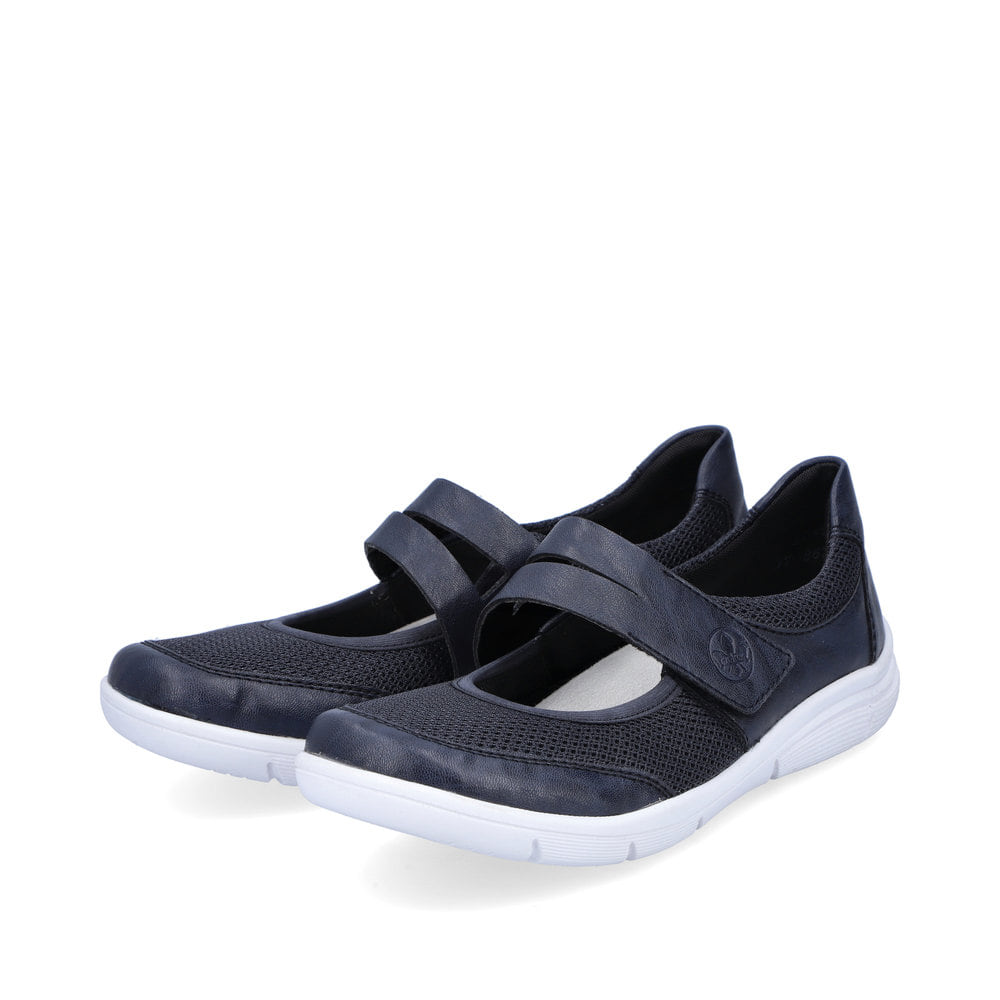 Rieker Damen Slipper dunkelblau