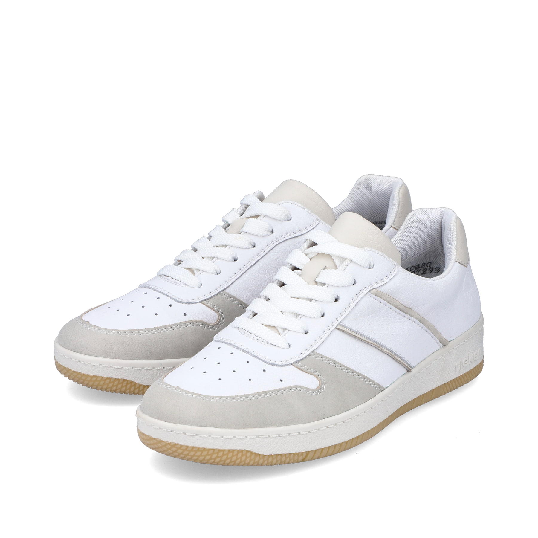 Rieker Damen Sneaker schwanenweiss