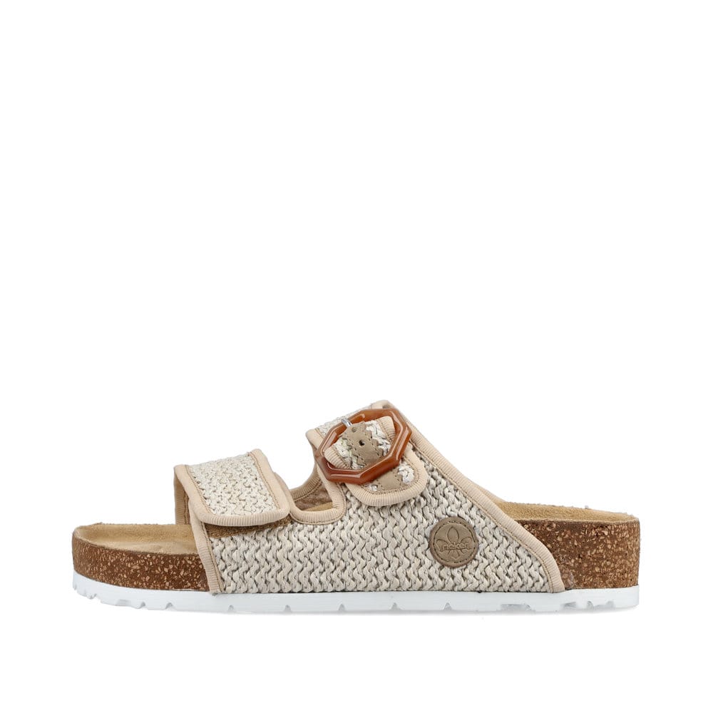 Rieker Damen Pantoletten sandbeige