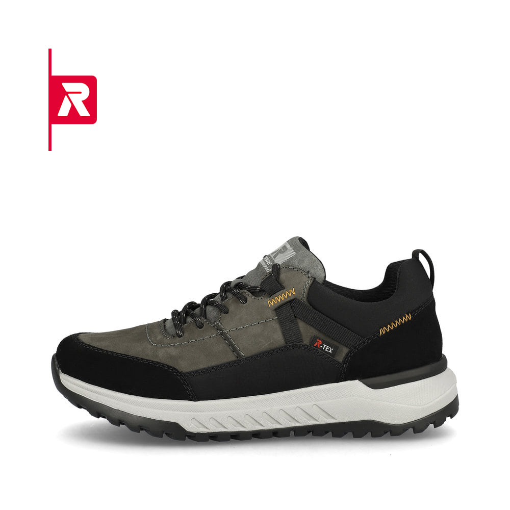 Rieker EVOLUTION Herren Sneaker steel-grey deep-black