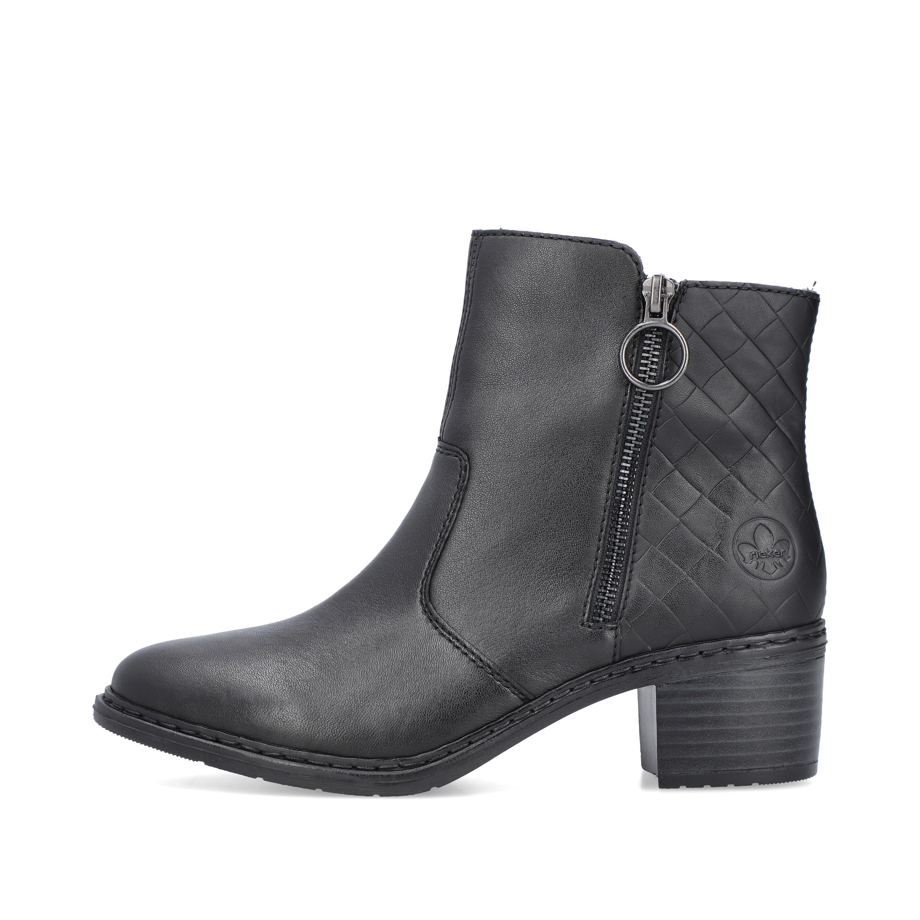 Rieker Damen Stiefeletten nachtschwarz