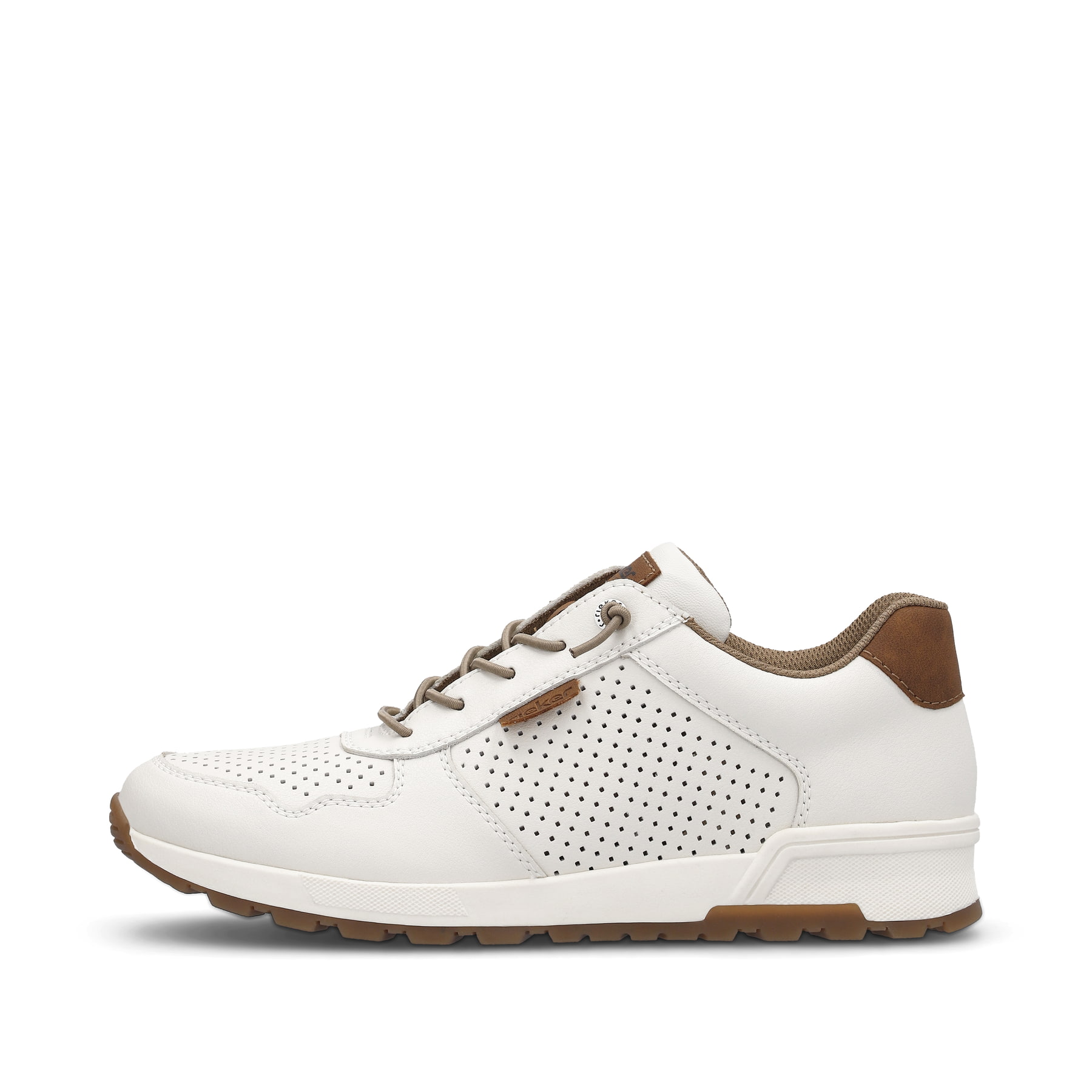 Rieker Herren Slipper cremeweiß