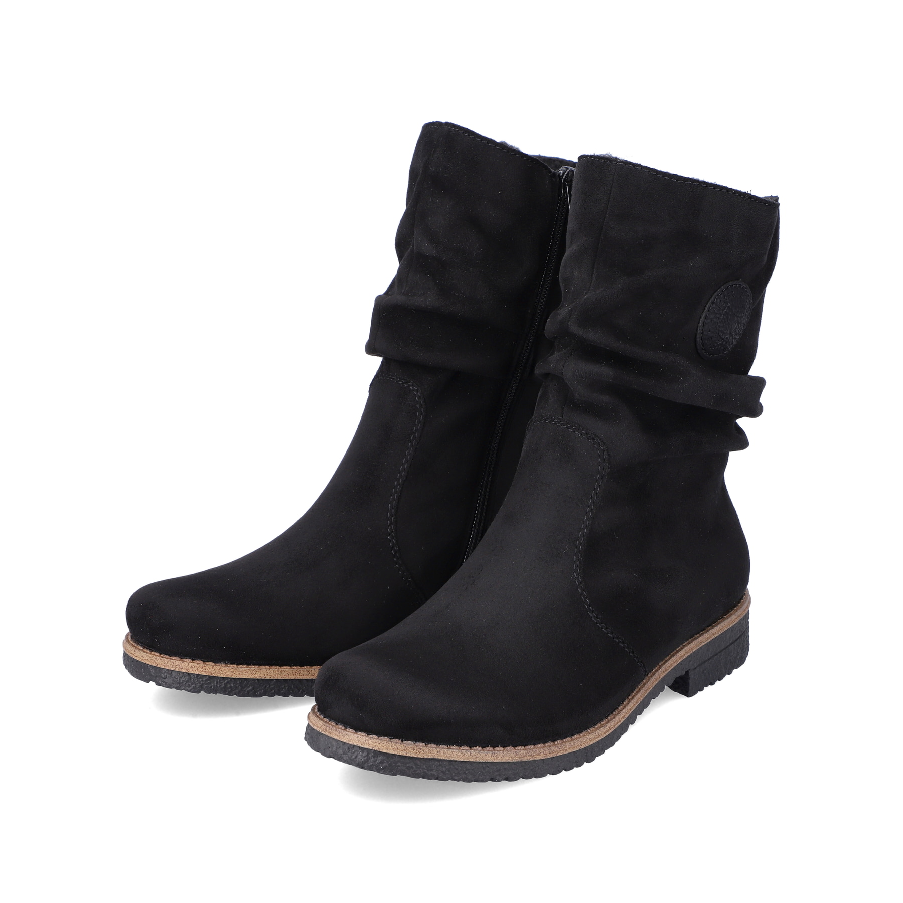 Rieker Damen Kurzstiefel graphitschwarz