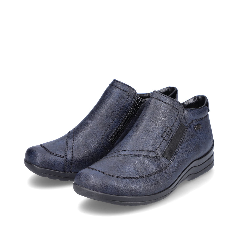 Rieker Damen Slipper schieferblau