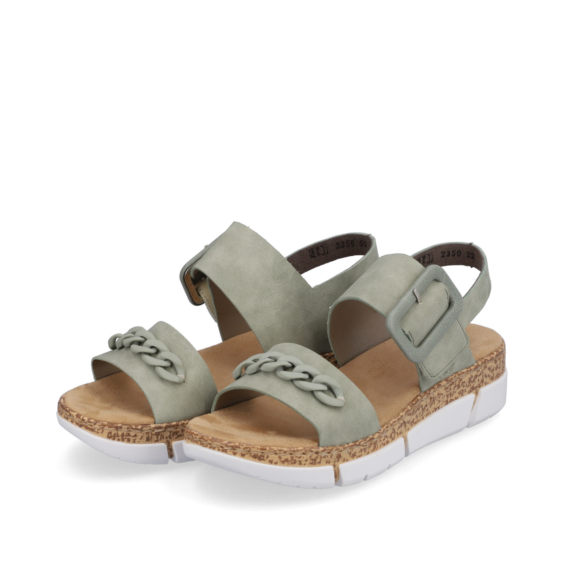 Rieker Damen Riemchensandalen mintgrün