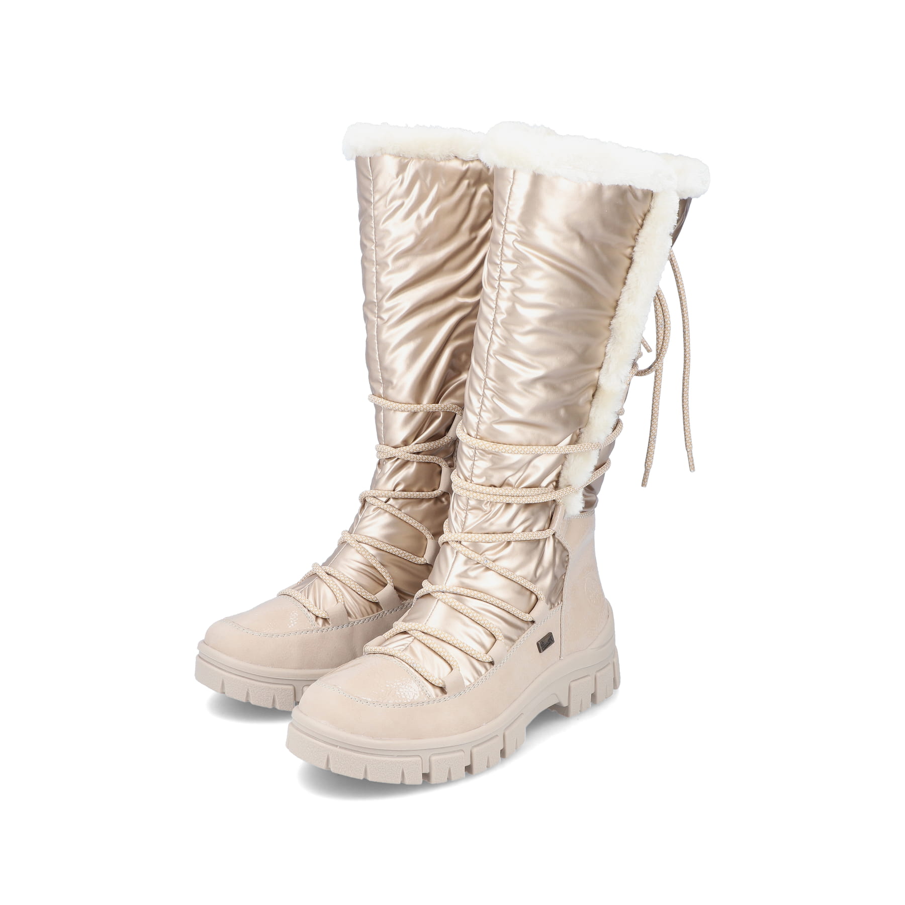 Rieker Damen Hochschaftstiefel bronze-metallic