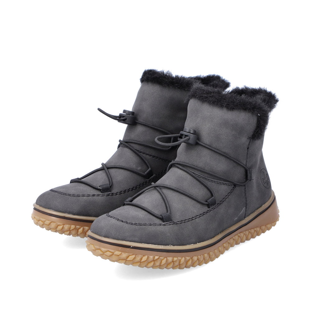 Rieker Damen Kurzstiefel anthrazit