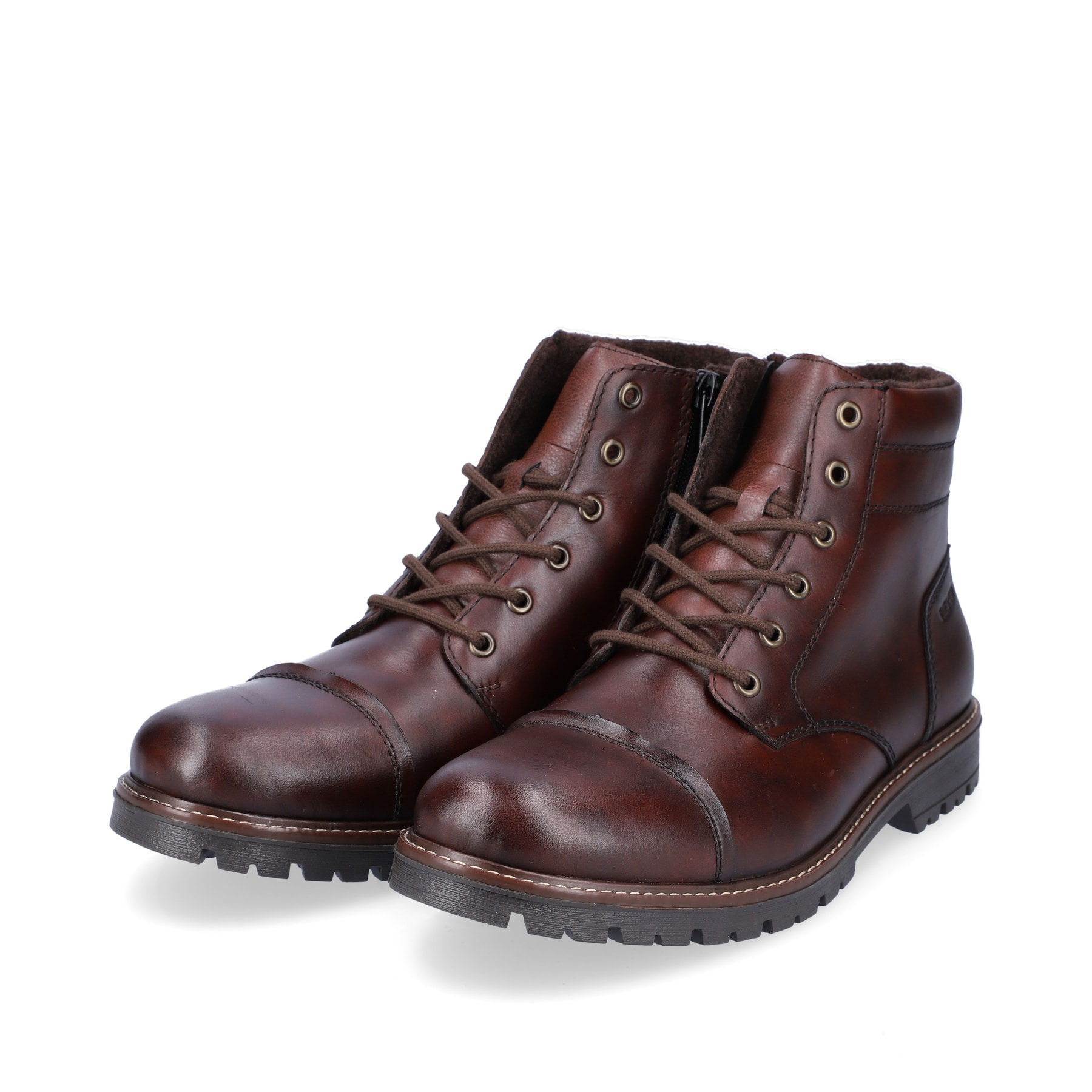 Rieker Herren Schnürstiefel nussbraun