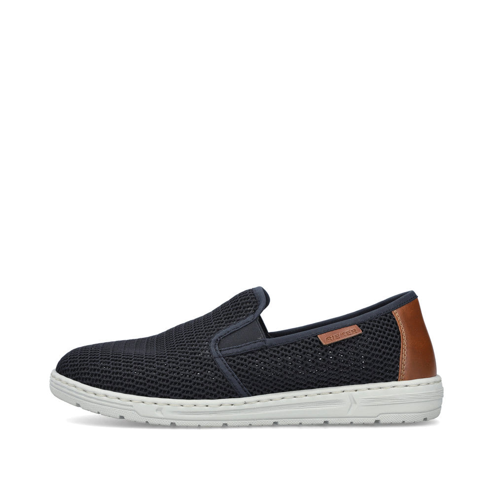 Rieker Herren Slipper marineblau