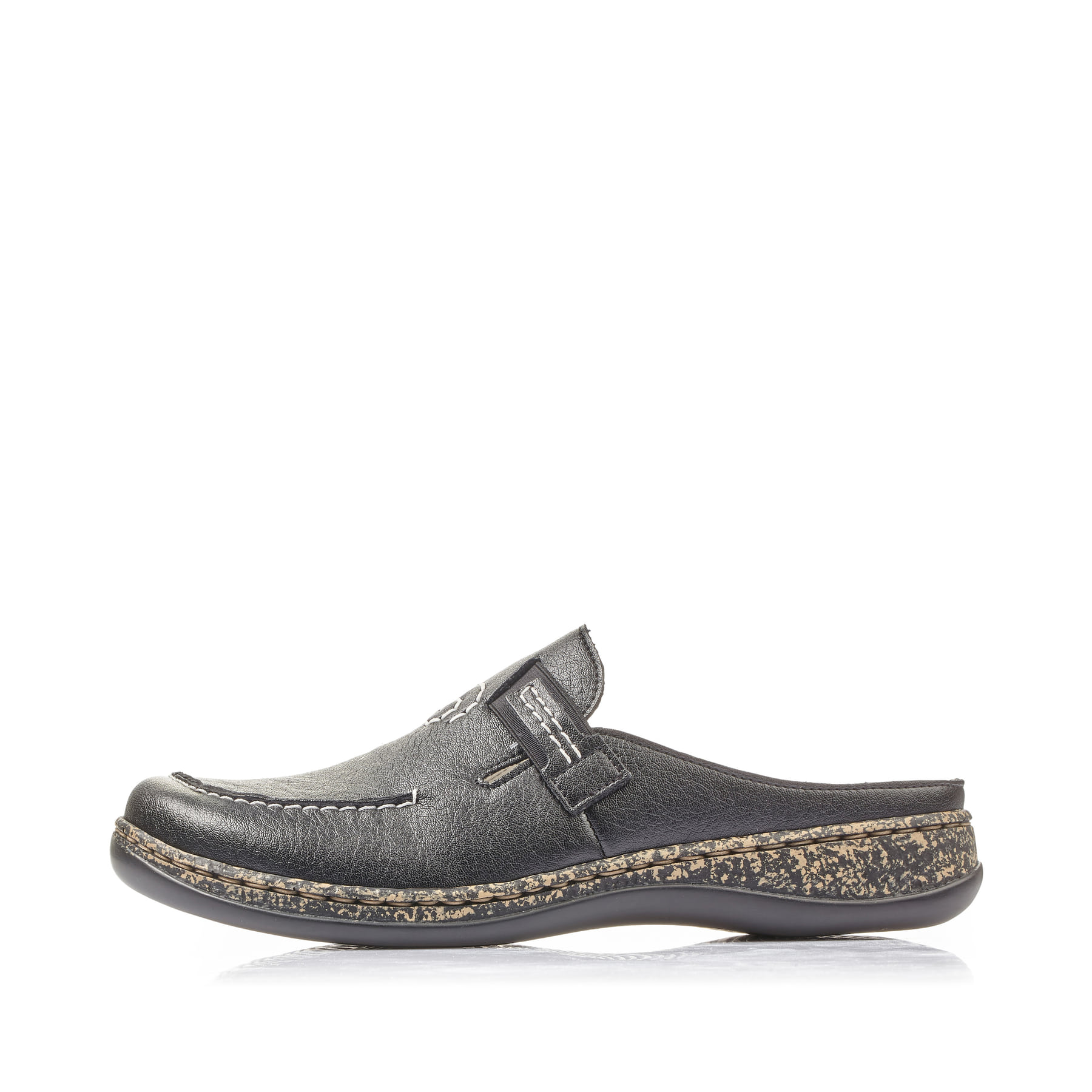 Rieker Damen Clogs graphitschwarz