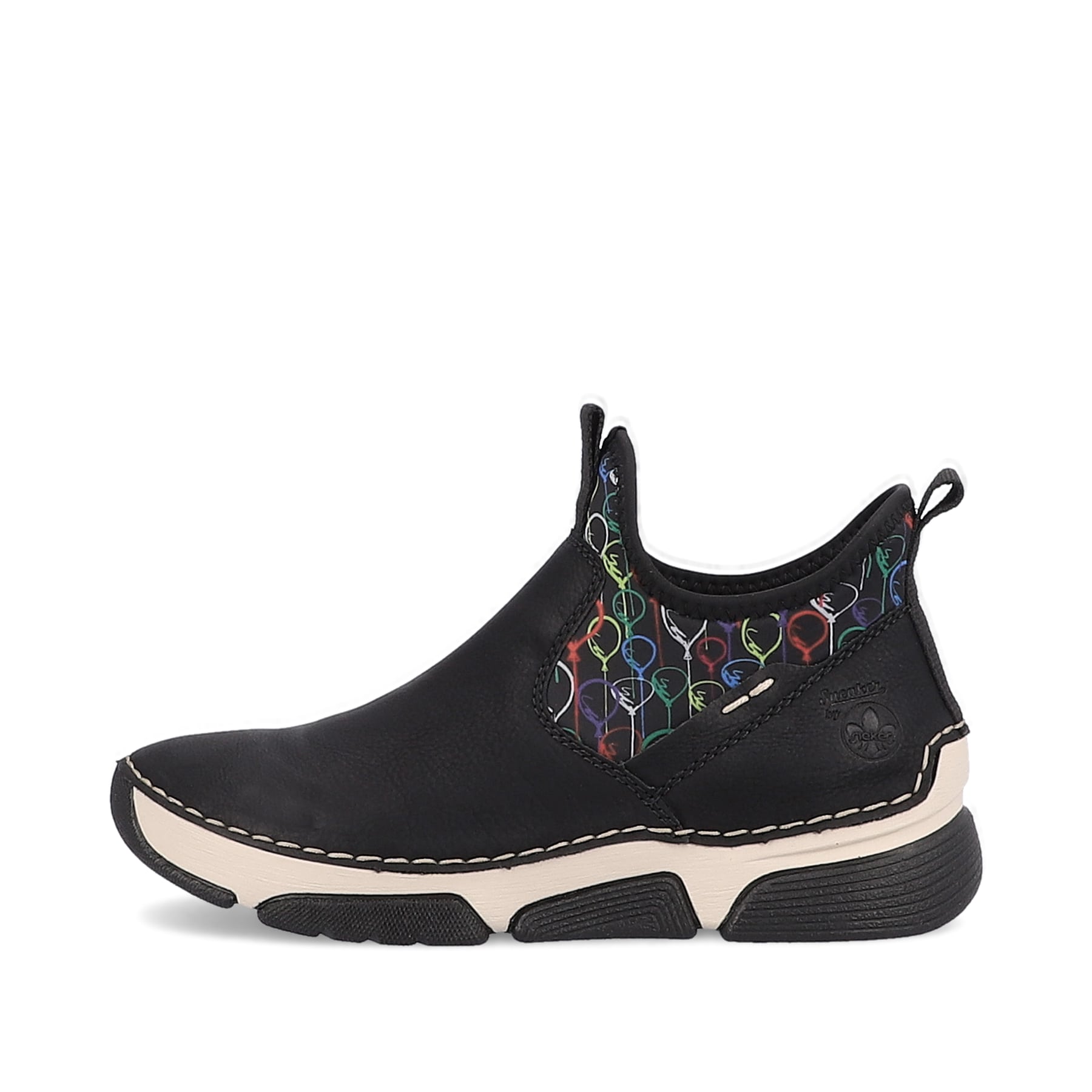 Rieker Damen Slipper urbanschwarz