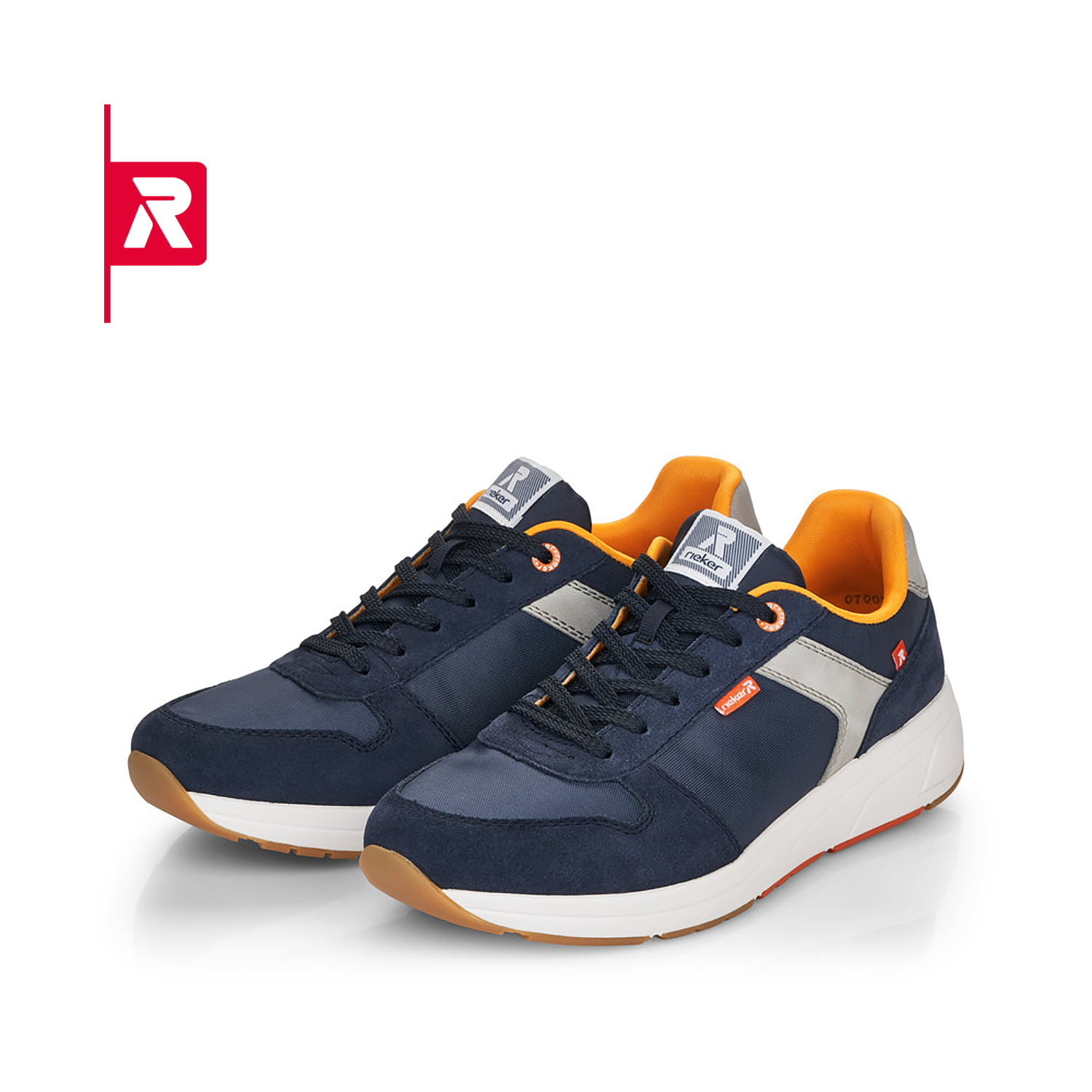 Rieker EVOLUTION Herren Sneaker navy-blue steel-grey