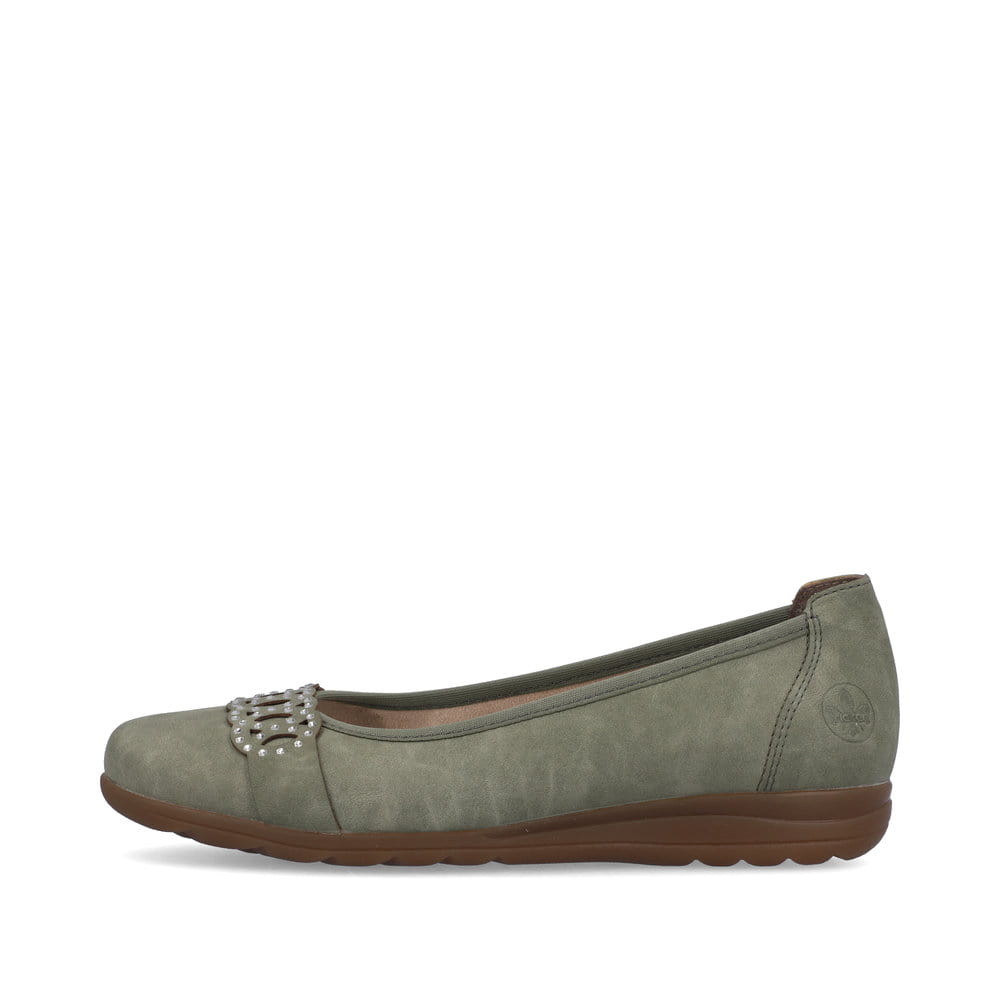 Rieker Damen Ballerinas mintgrün