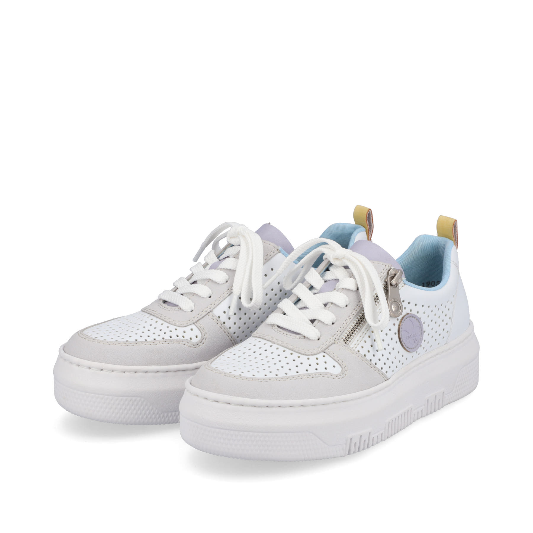 Rieker Damen Sneaker edelweiß