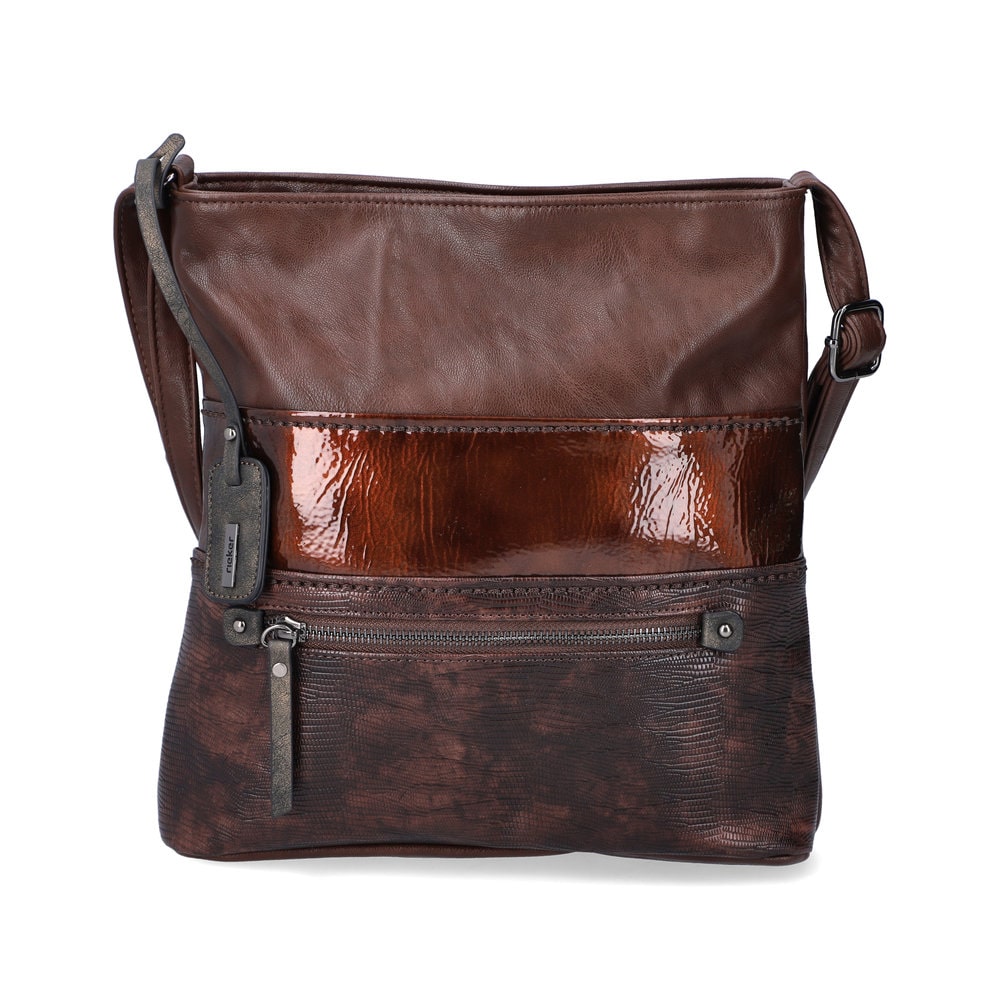 Rieker Damen Handtasche braun-metallic