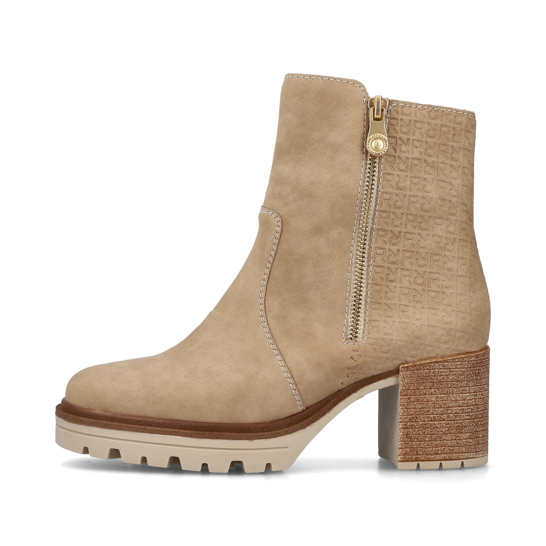 Rieker Damen Stiefeletten sandbeige