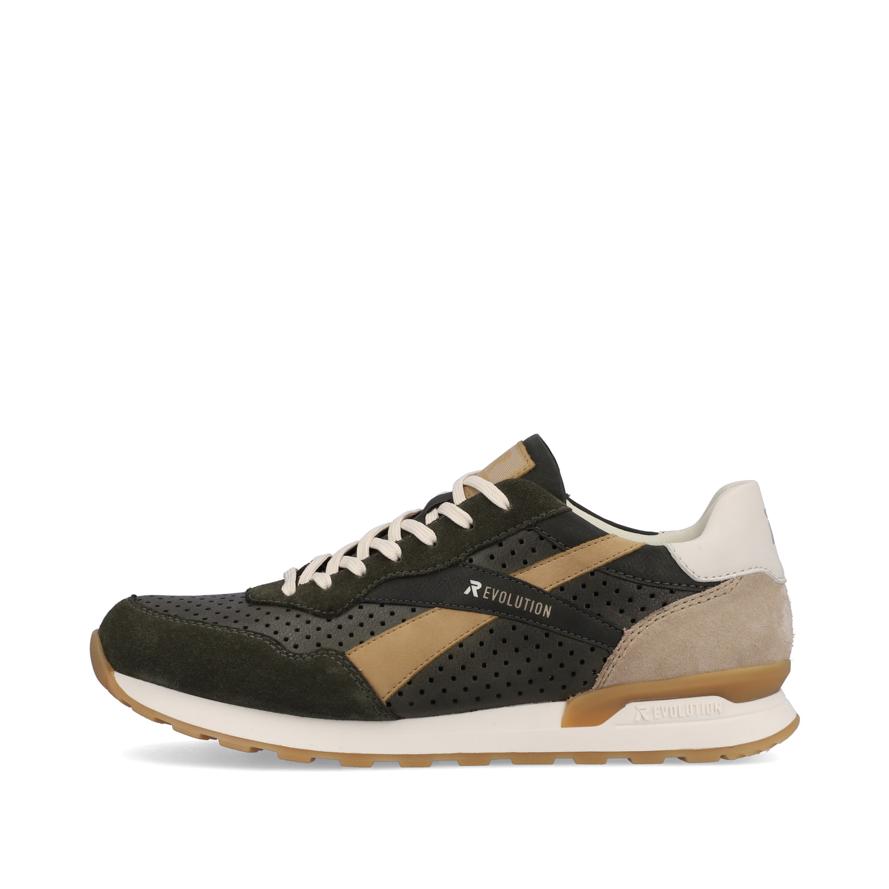 Rieker EVOLUTION Herren Sneaker forest-green clay-beige