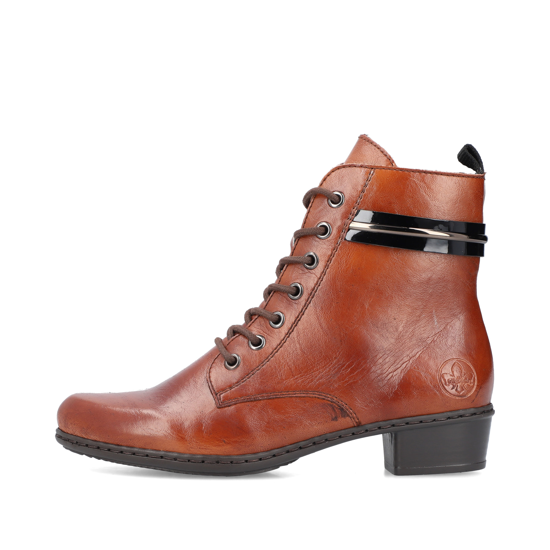 Rieker Damen Stiefeletten kupferbraun