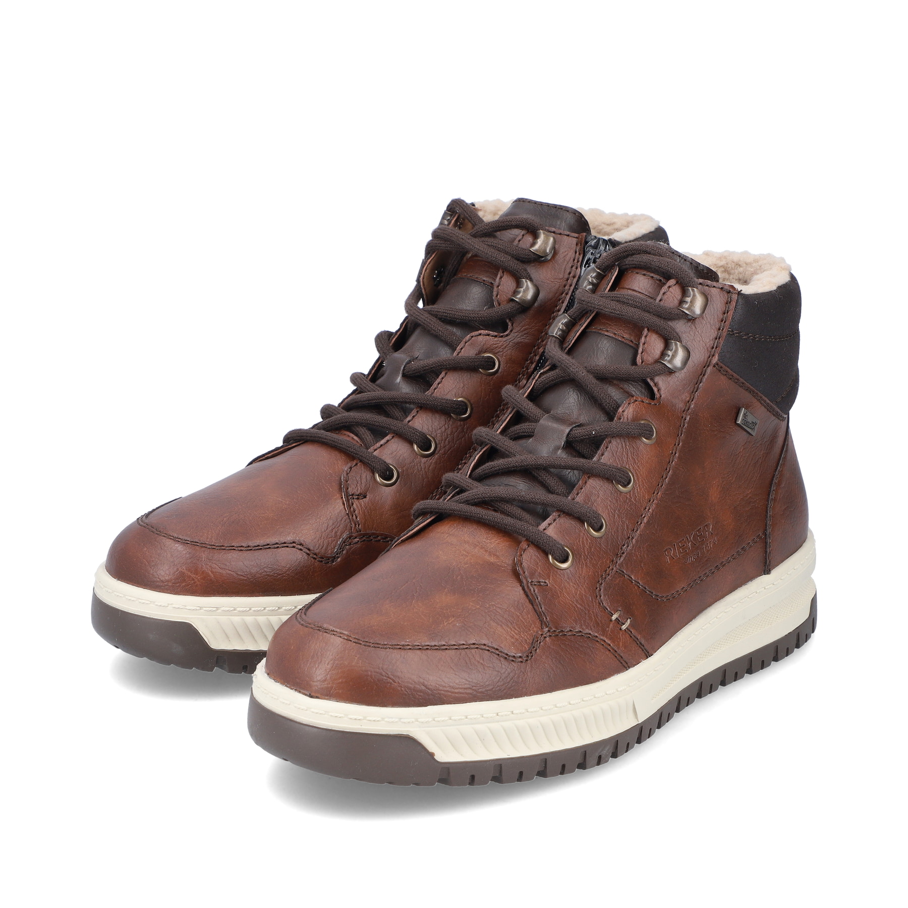 Rieker Herren Schnürstiefel nussbraun