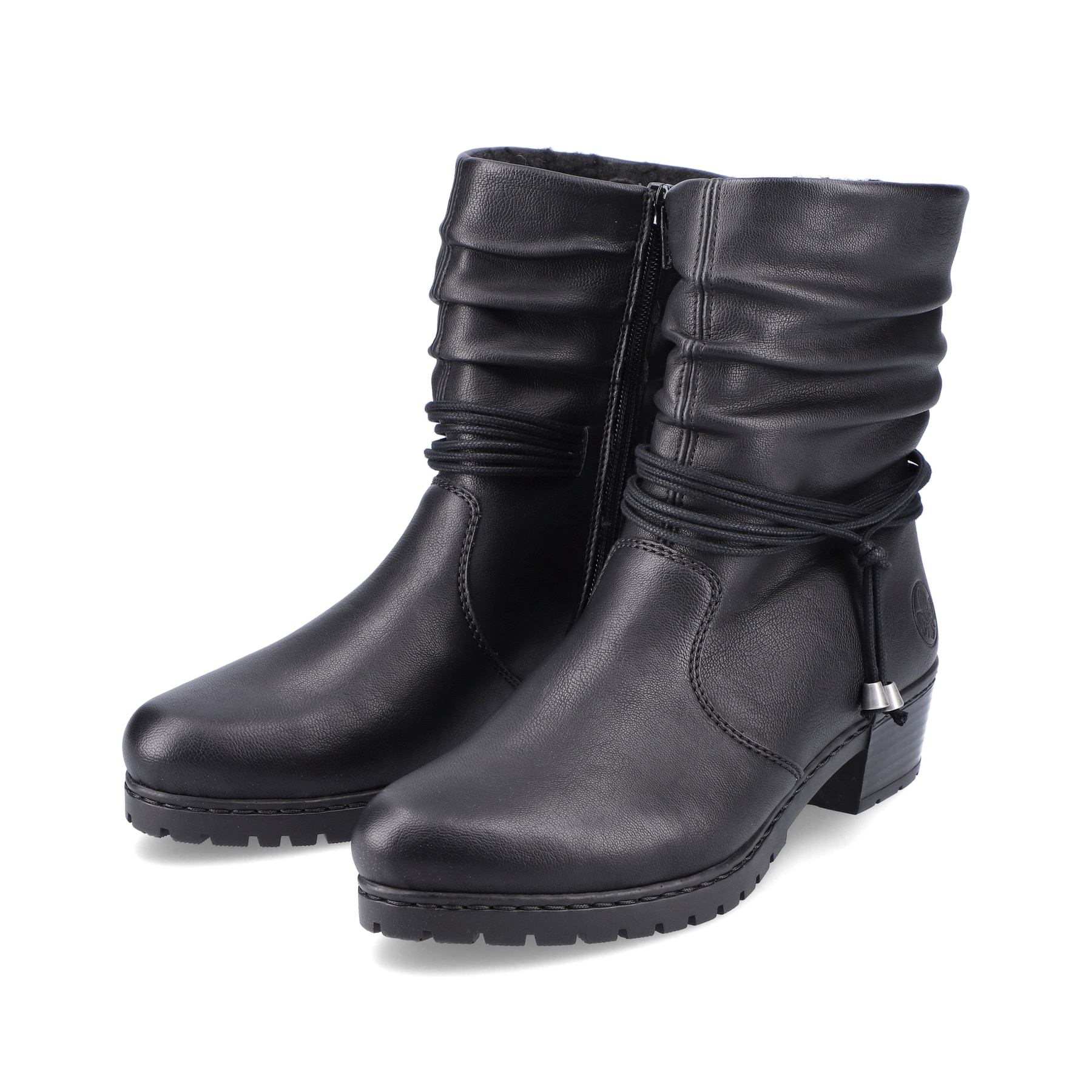 Rieker Damen Stiefeletten tiefschwarz
