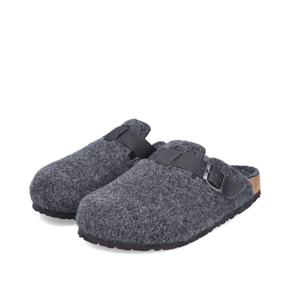 Rieker Herren Clogs asphaltgrau