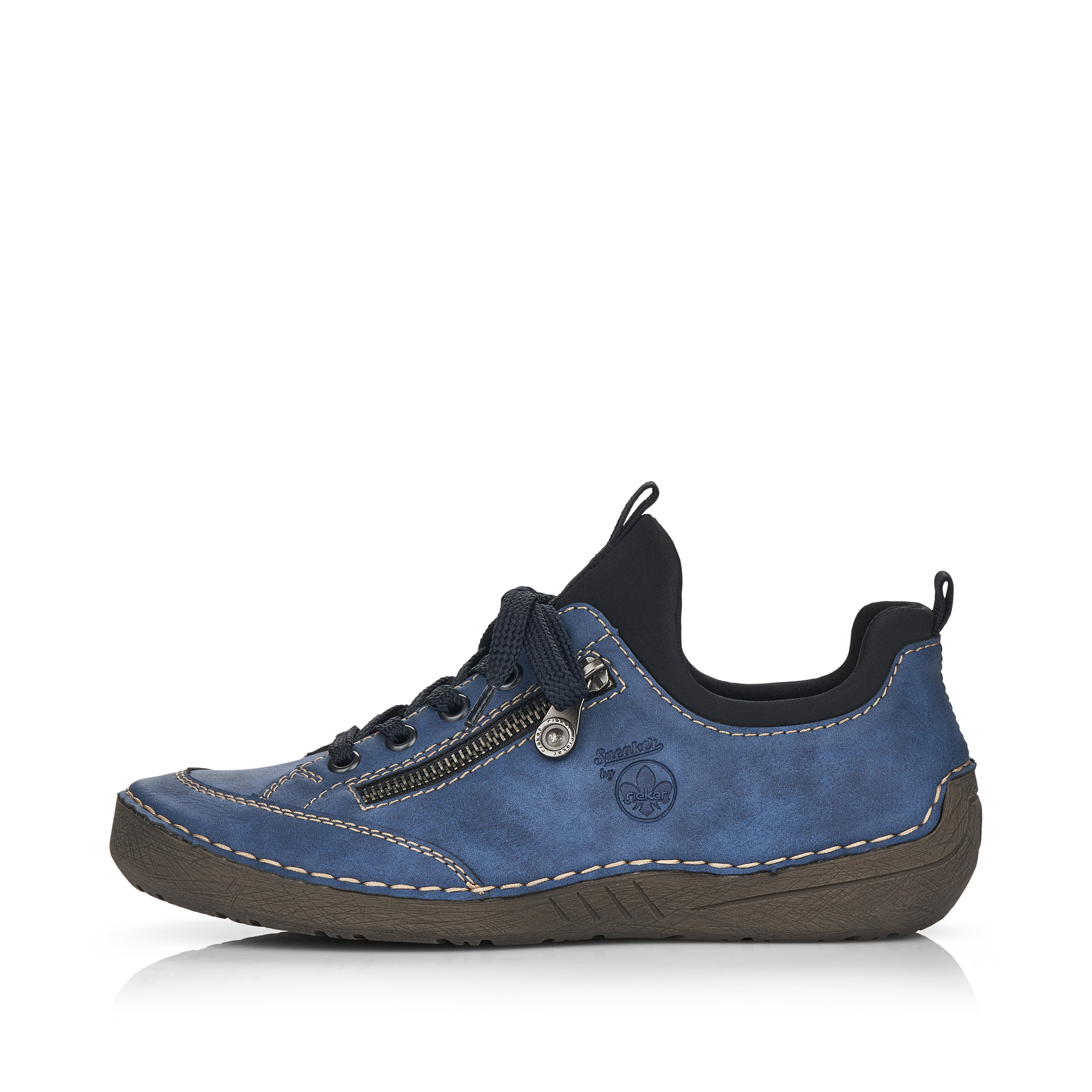 Rieker Damen Schnürschuhe ozeanblau