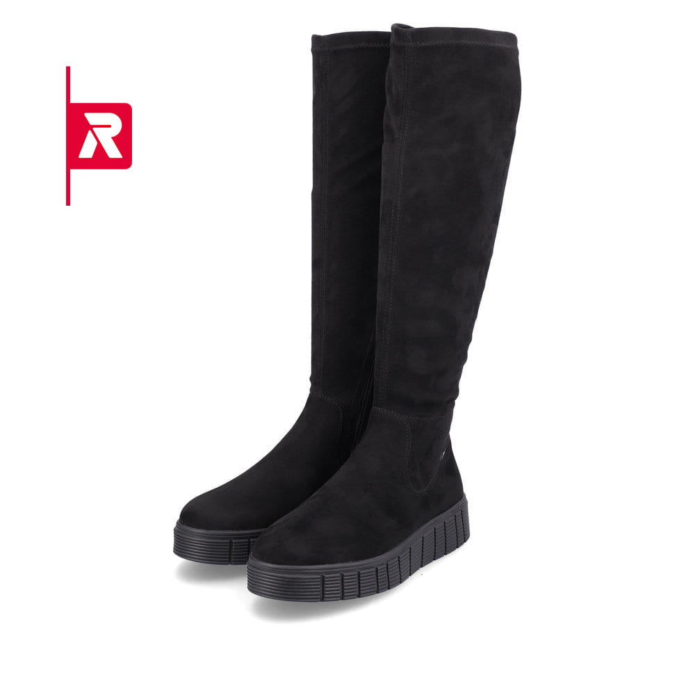 Rieker EVOLUTION Damen Hochschaftstiefel deep black