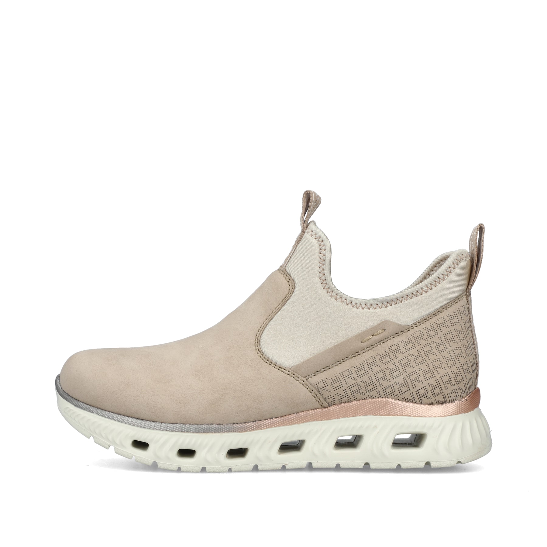 Rieker Damen Slipper chmapagner