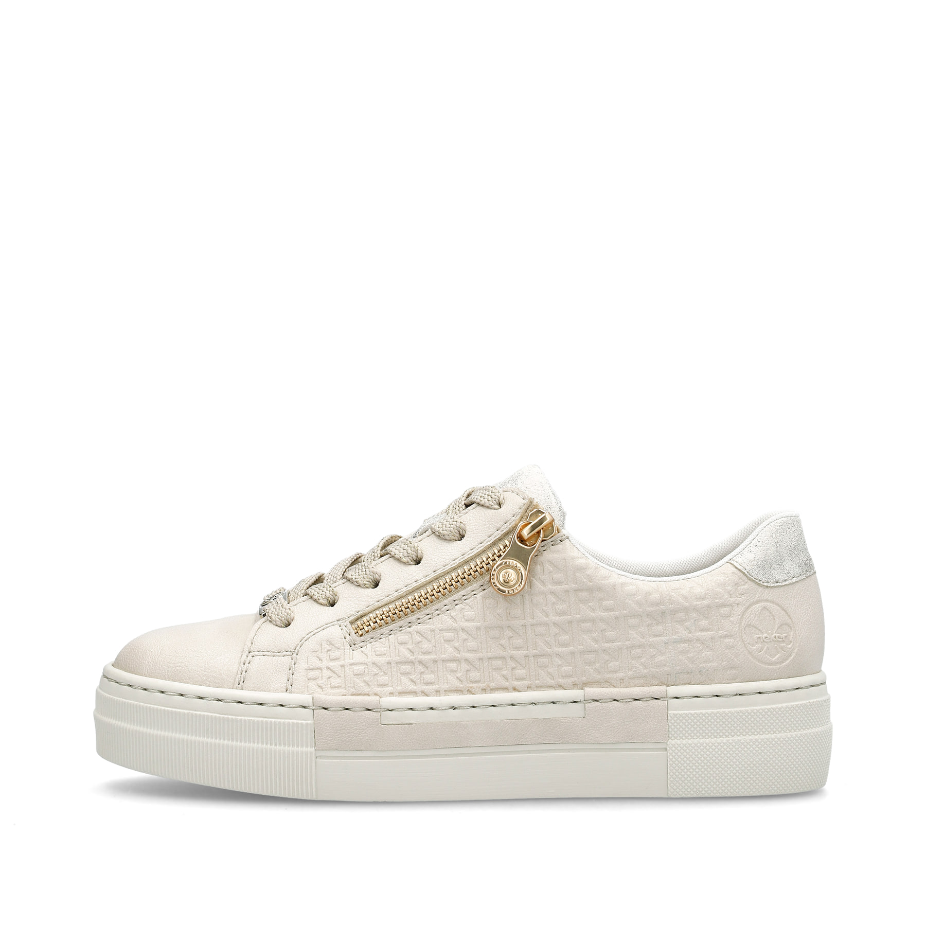 Rieker Damen Sneaker altweiss
