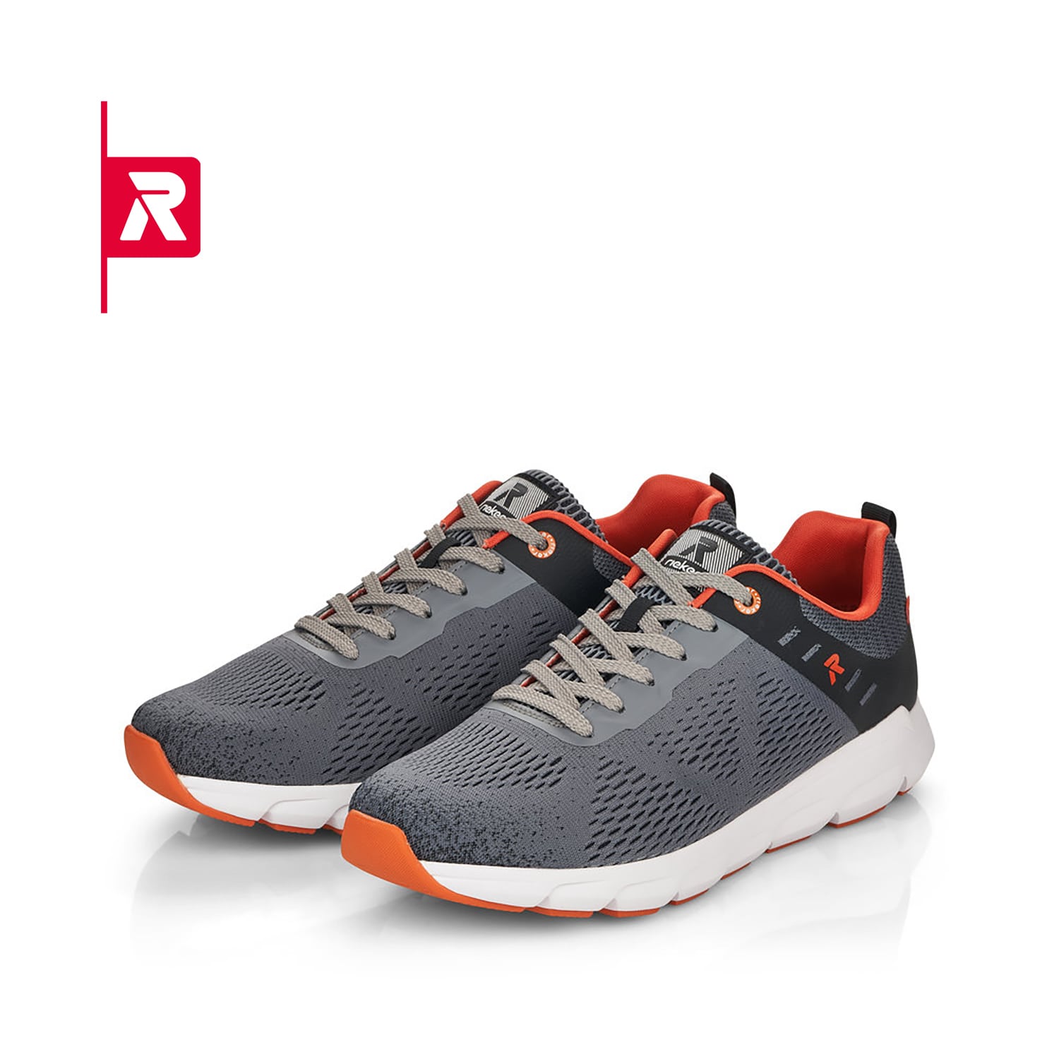 Rieker EVOLUTION Herren Sneaker silver grey