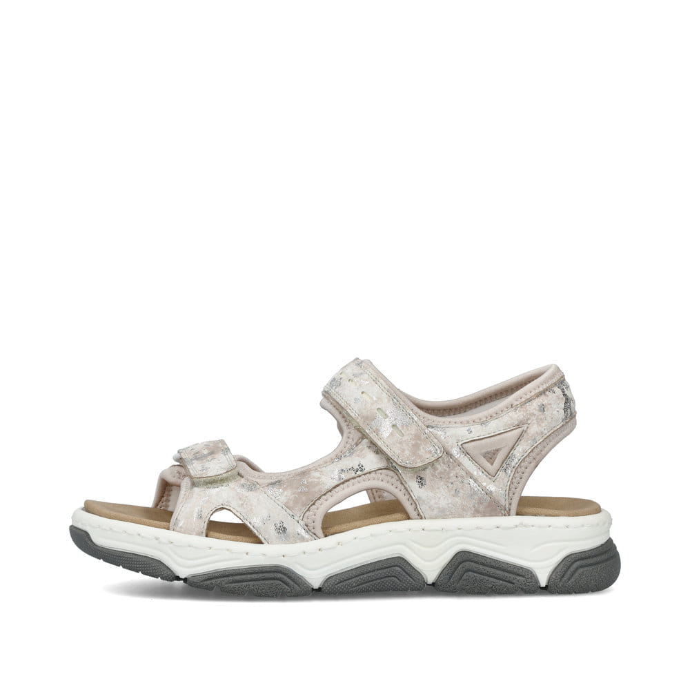 Rieker Damen Trekkingsandalen cremebeige