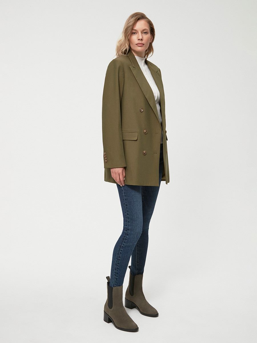 Sztyblety w kolorze khaki