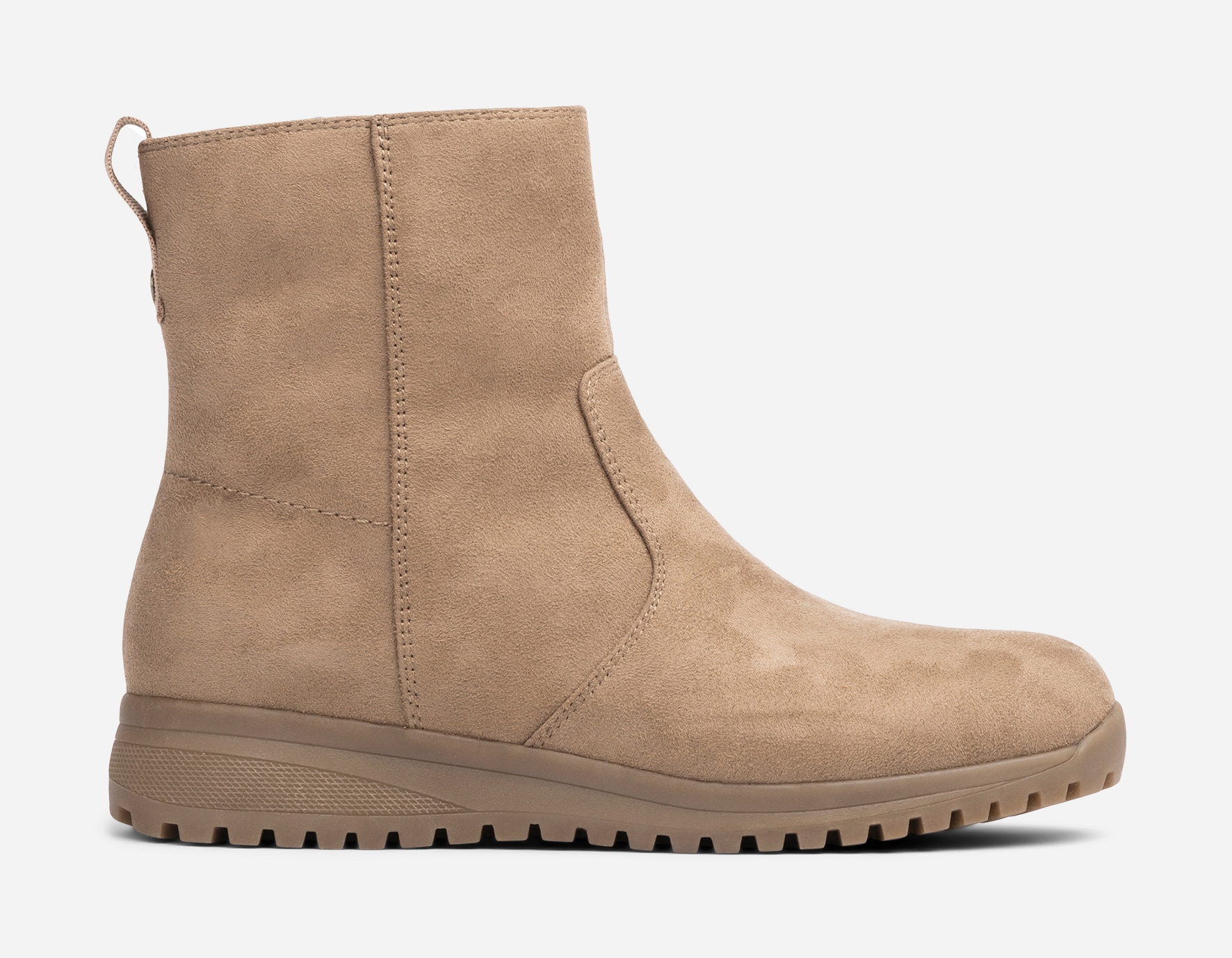 SO ALL, Varmfodrade boots med dragkedja