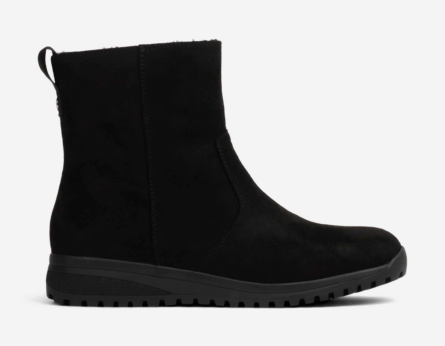 SO ALL, Varmfodrade boots med dragkedja